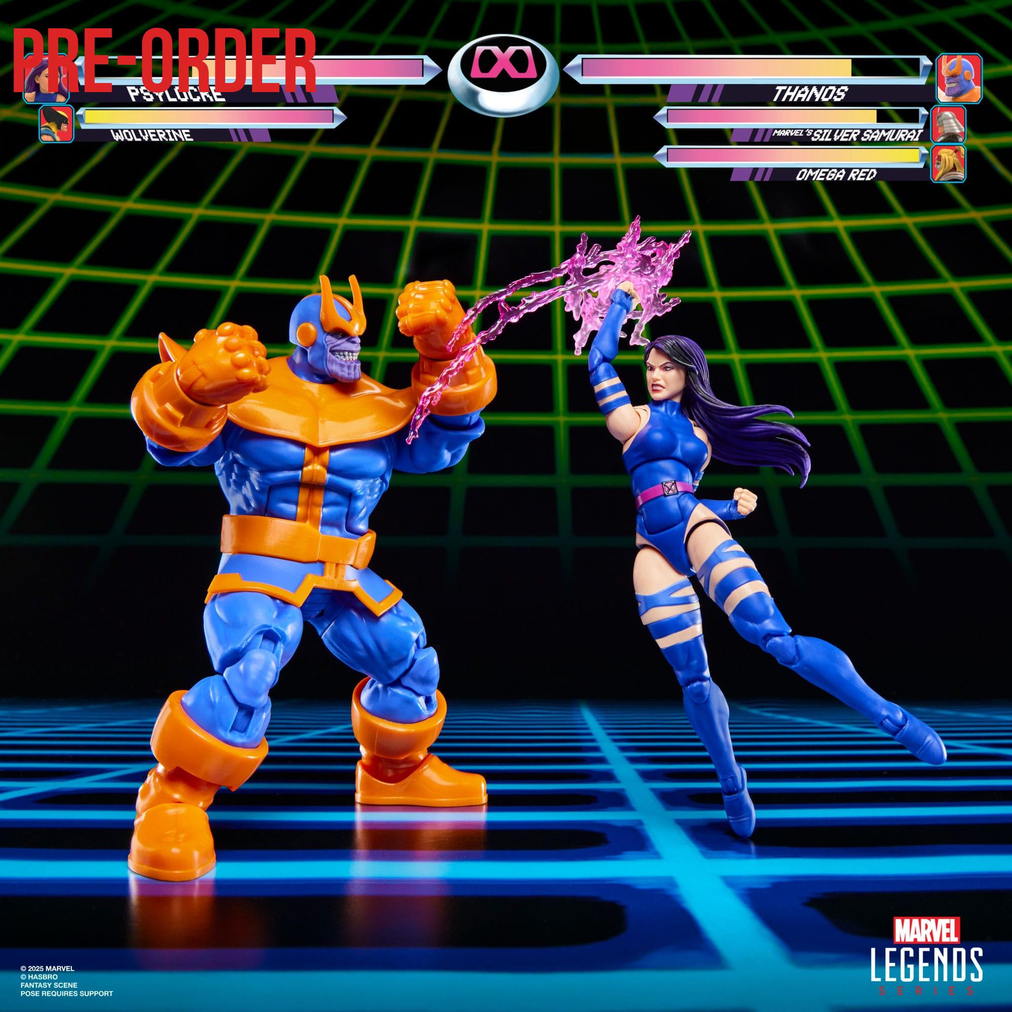 Marvel Legends: Psylocke vs. Thanos (Gamerverse)-Actionfiguren-Hasbro-Mighty Underground