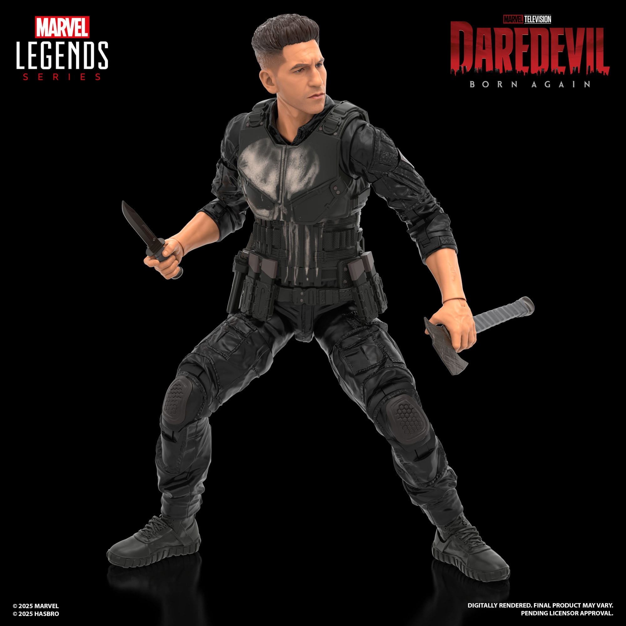 Marvel Legends: Punisher (Daredevil: Born Again)-Actionfiguren-Hasbro-Mighty Underground