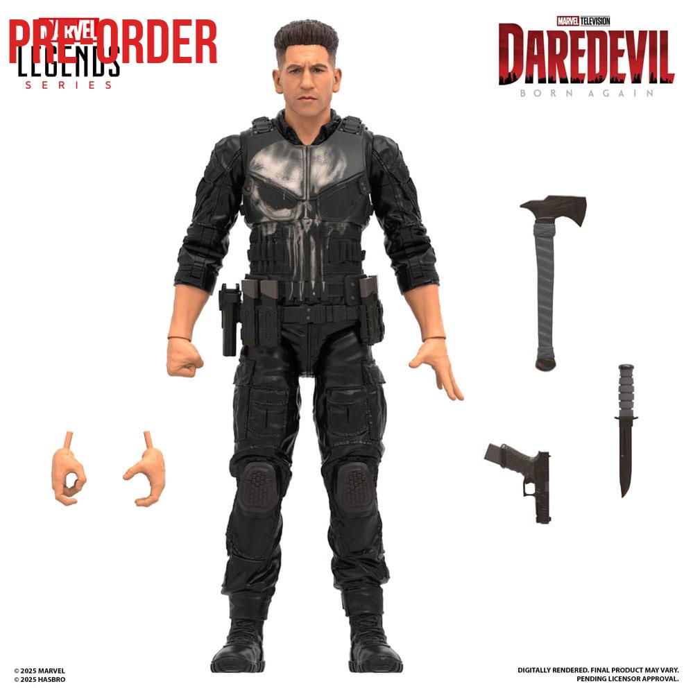 Marvel Legends: Punisher (Daredevil: Born Again)-Actionfiguren-Hasbro-Mighty Underground
