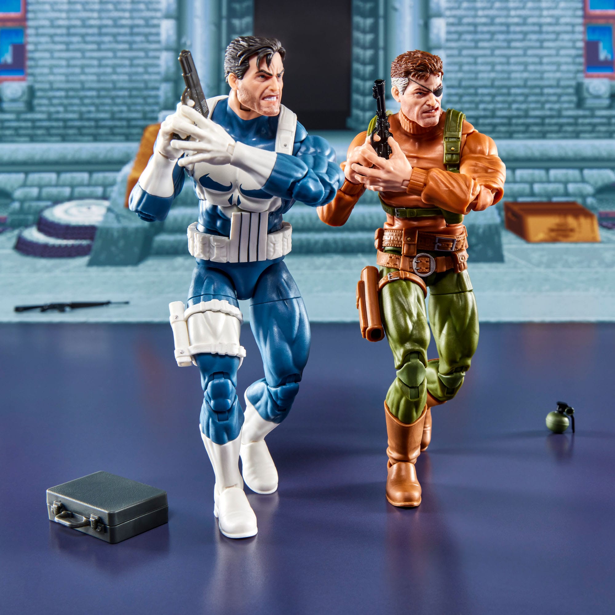 Marvel Legends: Punisher & Nick Fury (Gamerverse)-Actionfiguren-Hasbro-Mighty Underground