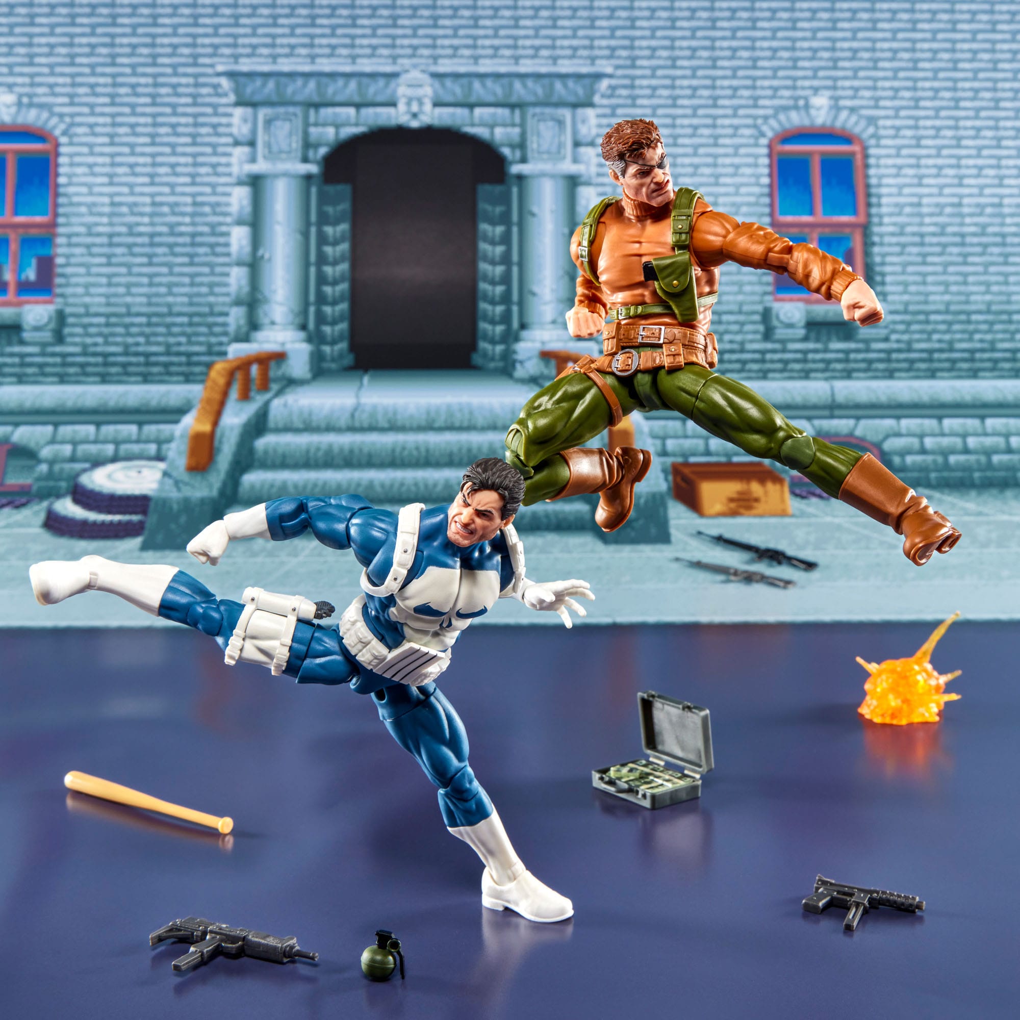 Marvel Legends: Punisher & Nick Fury (Gamerverse)-Actionfiguren-Hasbro-Mighty Underground