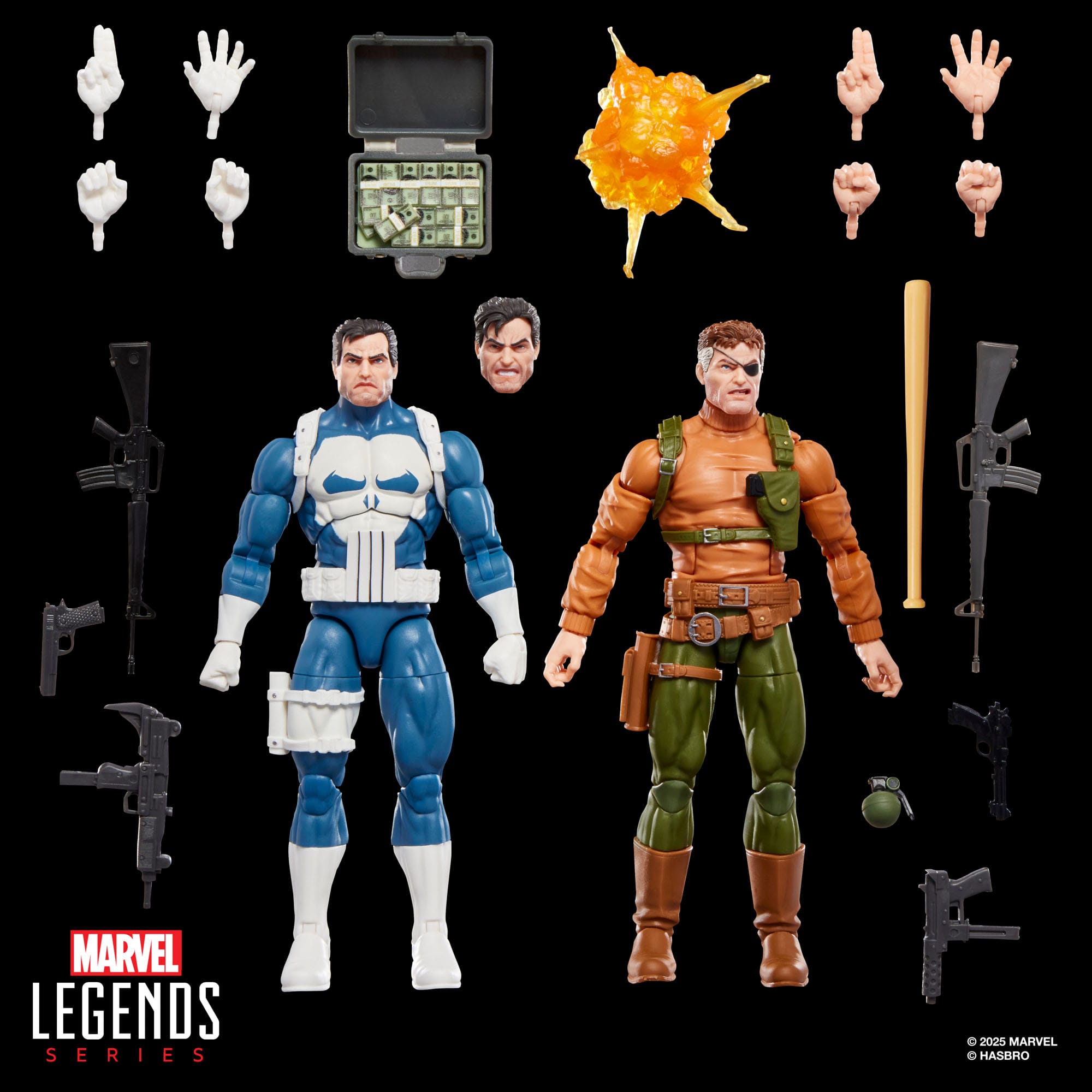 Marvel Legends: Punisher & Nick Fury (Gamerverse)-Actionfiguren-Hasbro-Mighty Underground