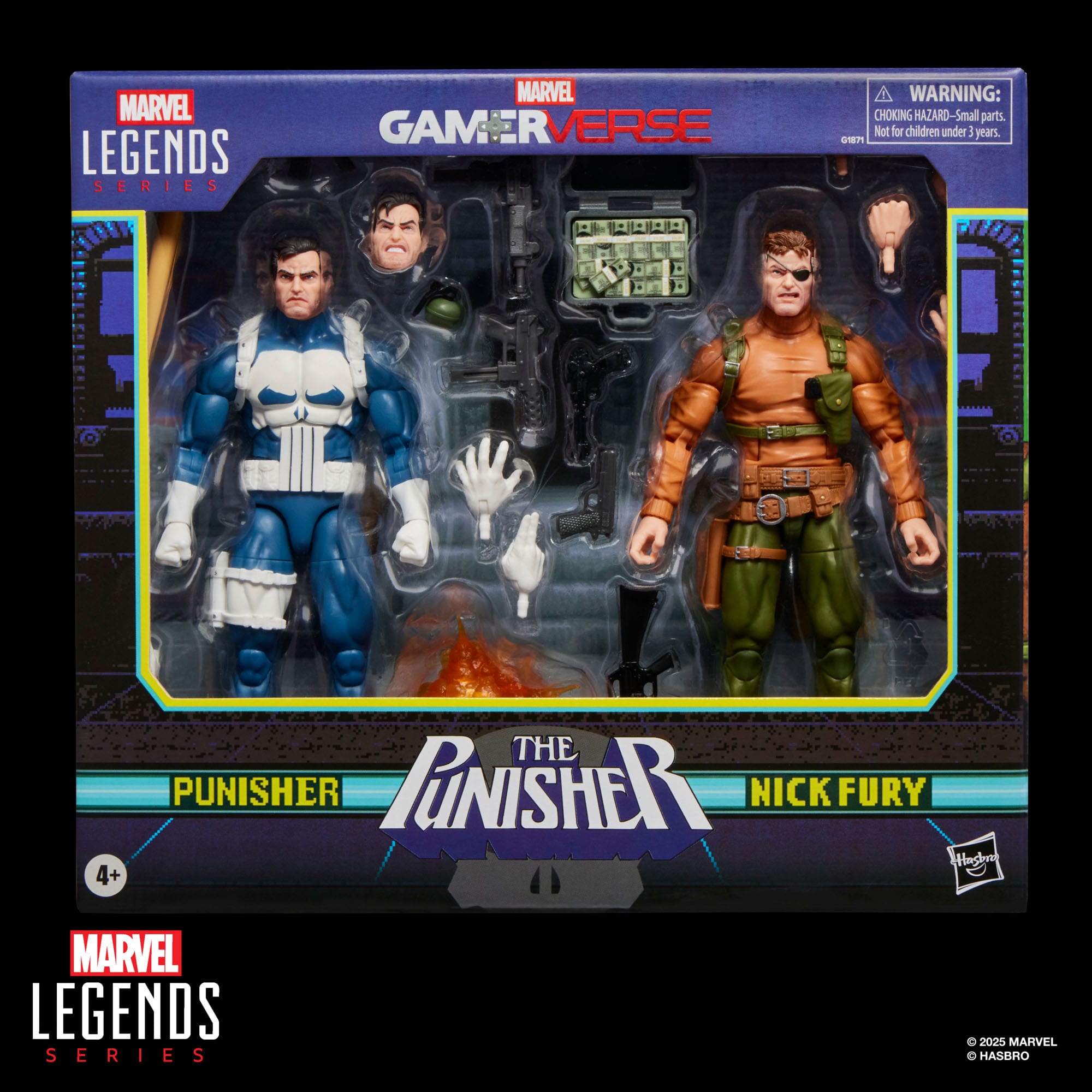 Marvel Legends: Punisher & Nick Fury (Gamerverse)-Actionfiguren-Hasbro-Mighty Underground