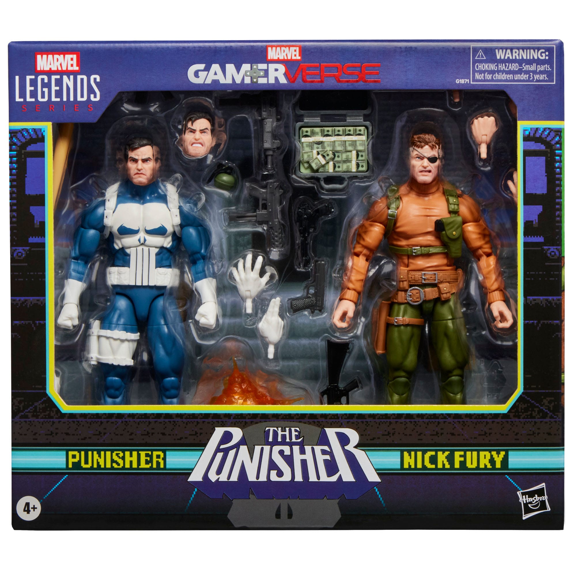 Marvel Legends: Punisher & Nick Fury (Gamerverse)-Actionfiguren-Hasbro-Mighty Underground