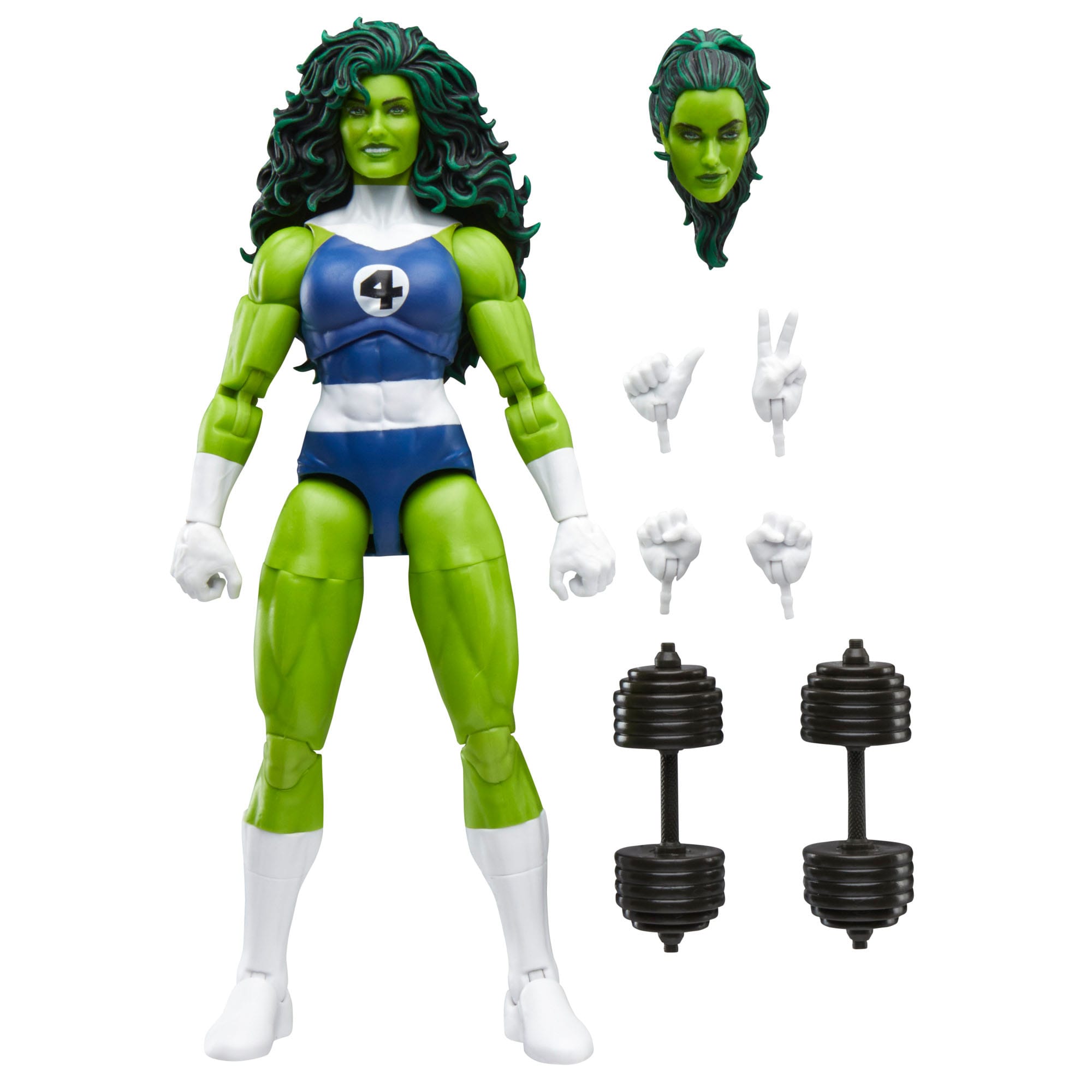 Marvel Legends: She-Hulk (Fantastic Four Retro)-Actionfiguren-Hasbro-Mighty Underground