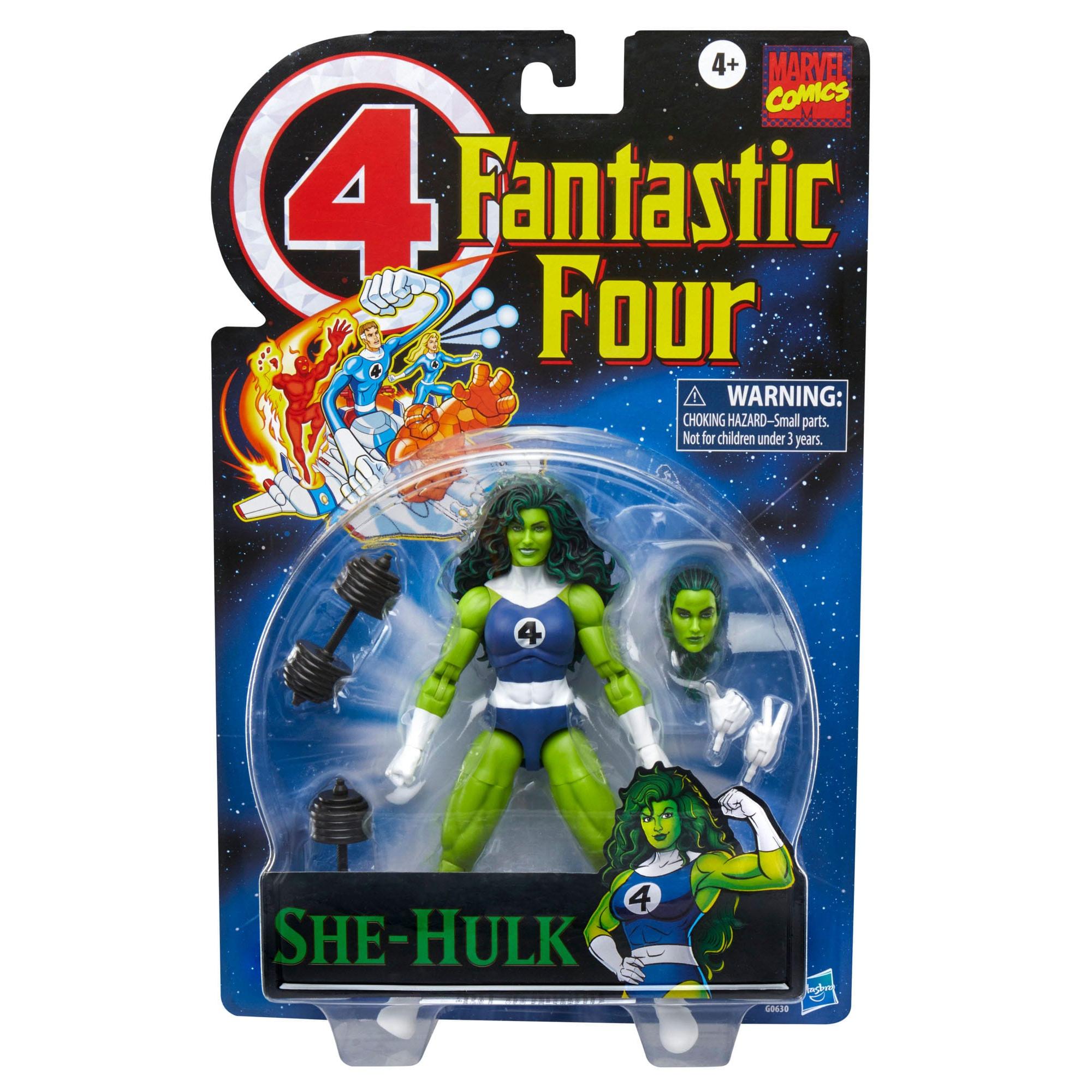 Marvel Legends: She-Hulk (Fantastic Four Retro)-Actionfiguren-Hasbro-Mighty Underground