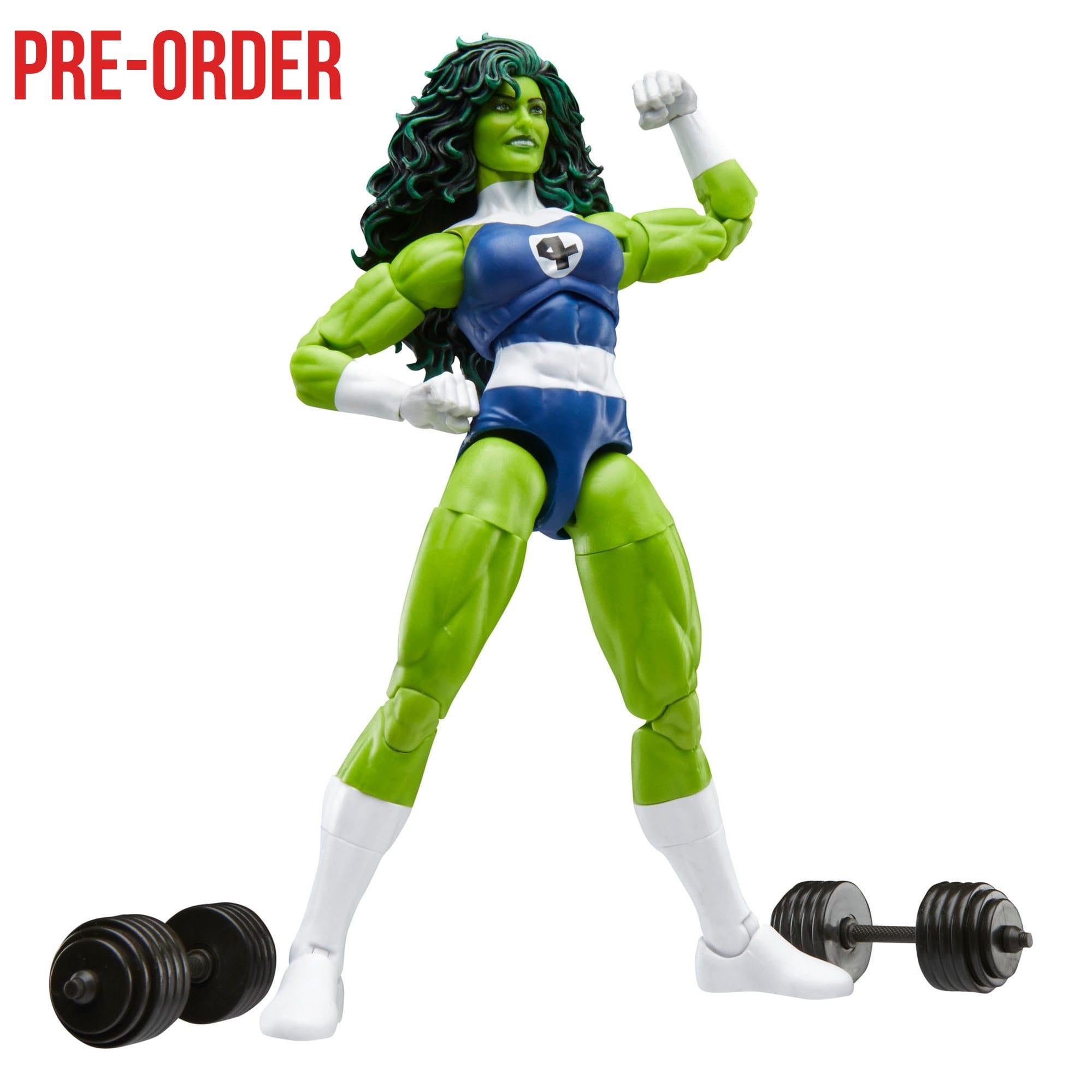 Marvel Legends: She-Hulk (Fantastic Four Retro)-Actionfiguren-Hasbro-Mighty Underground