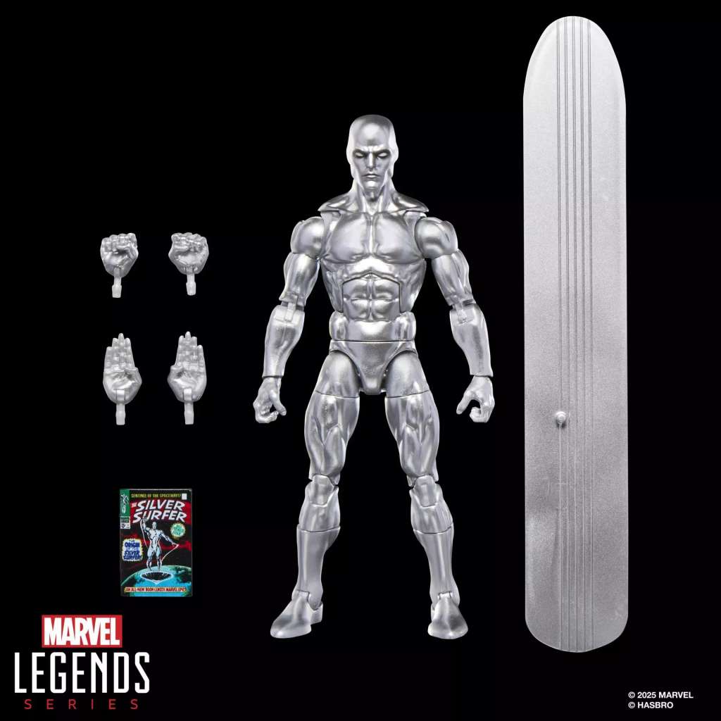 Marvel Legends: Silver Surfer (Mini Comics)-Actionfiguren-Hasbro-Mighty Underground