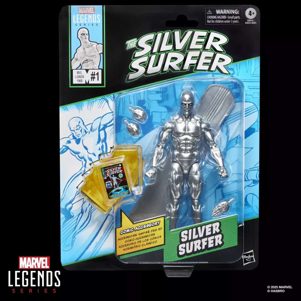 Marvel Legends: Silver Surfer (Mini Comics)-Actionfiguren-Hasbro-Mighty Underground