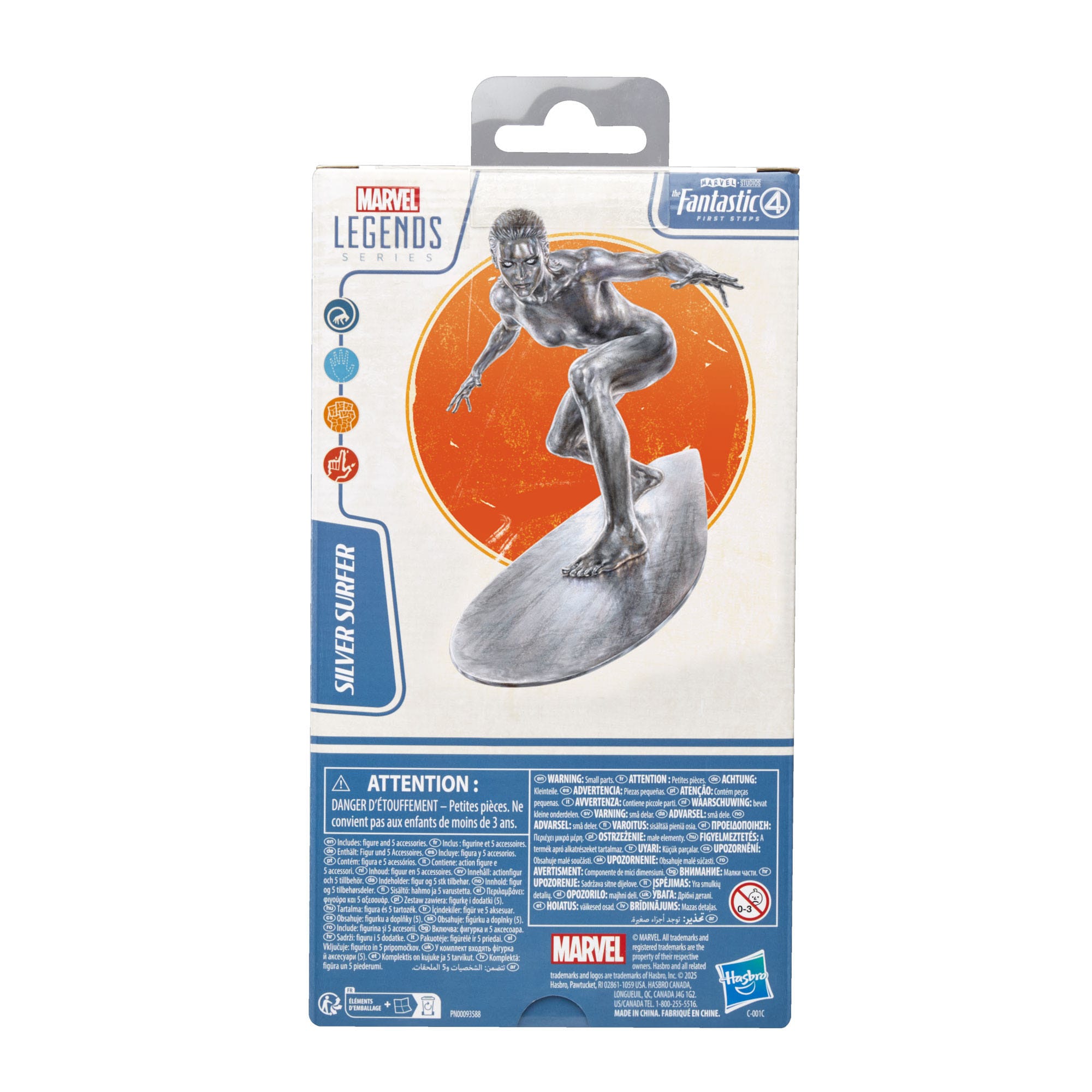 Marvel Legends: Silver Surfer (The Fantastic Four: First Steps)-Actionfiguren-Hasbro-Mighty Underground