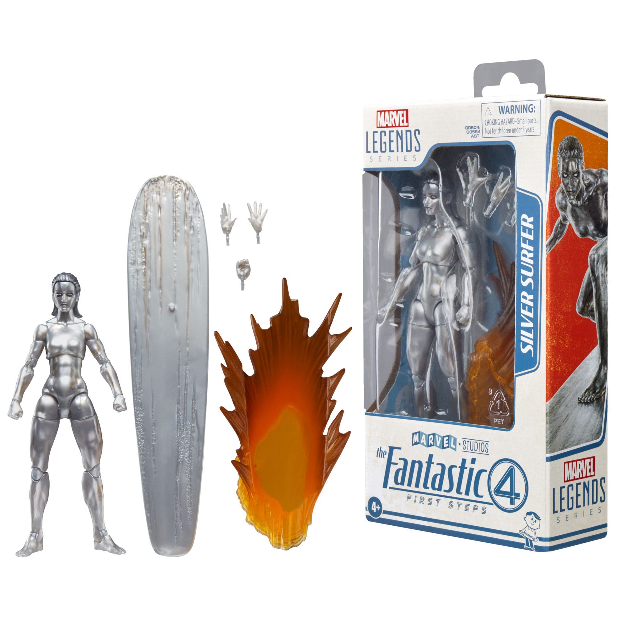 Marvel Legends: Silver Surfer (The Fantastic Four: First Steps)-Actionfiguren-Hasbro-Mighty Underground