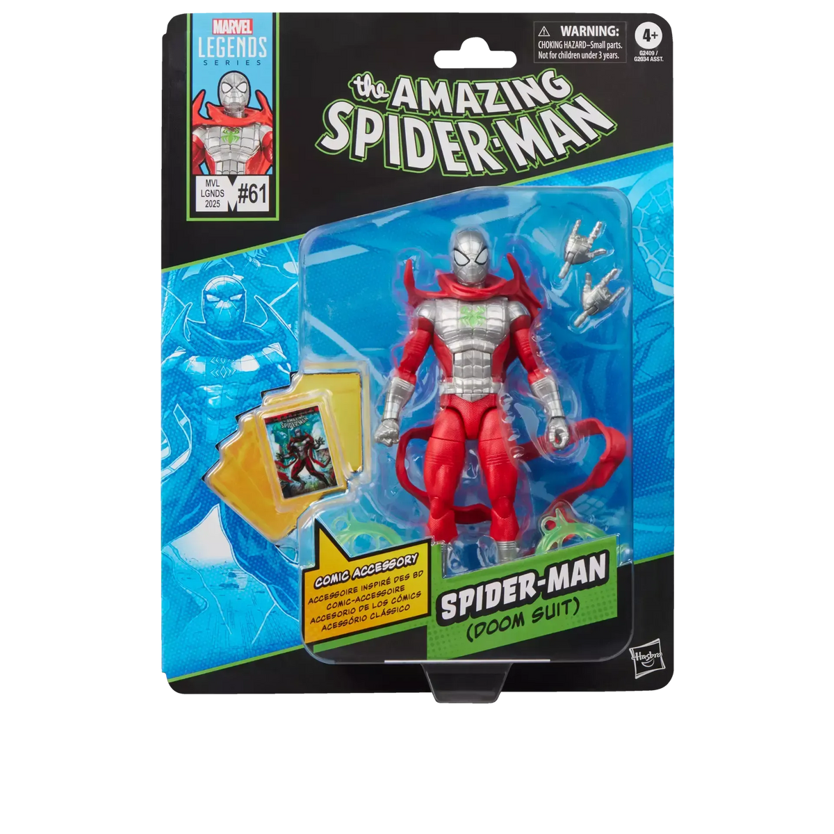 Marvel Legends: Spider-Man Doom Suit (Mini Comics)-Actionfiguren-Hasbro-Mighty Underground