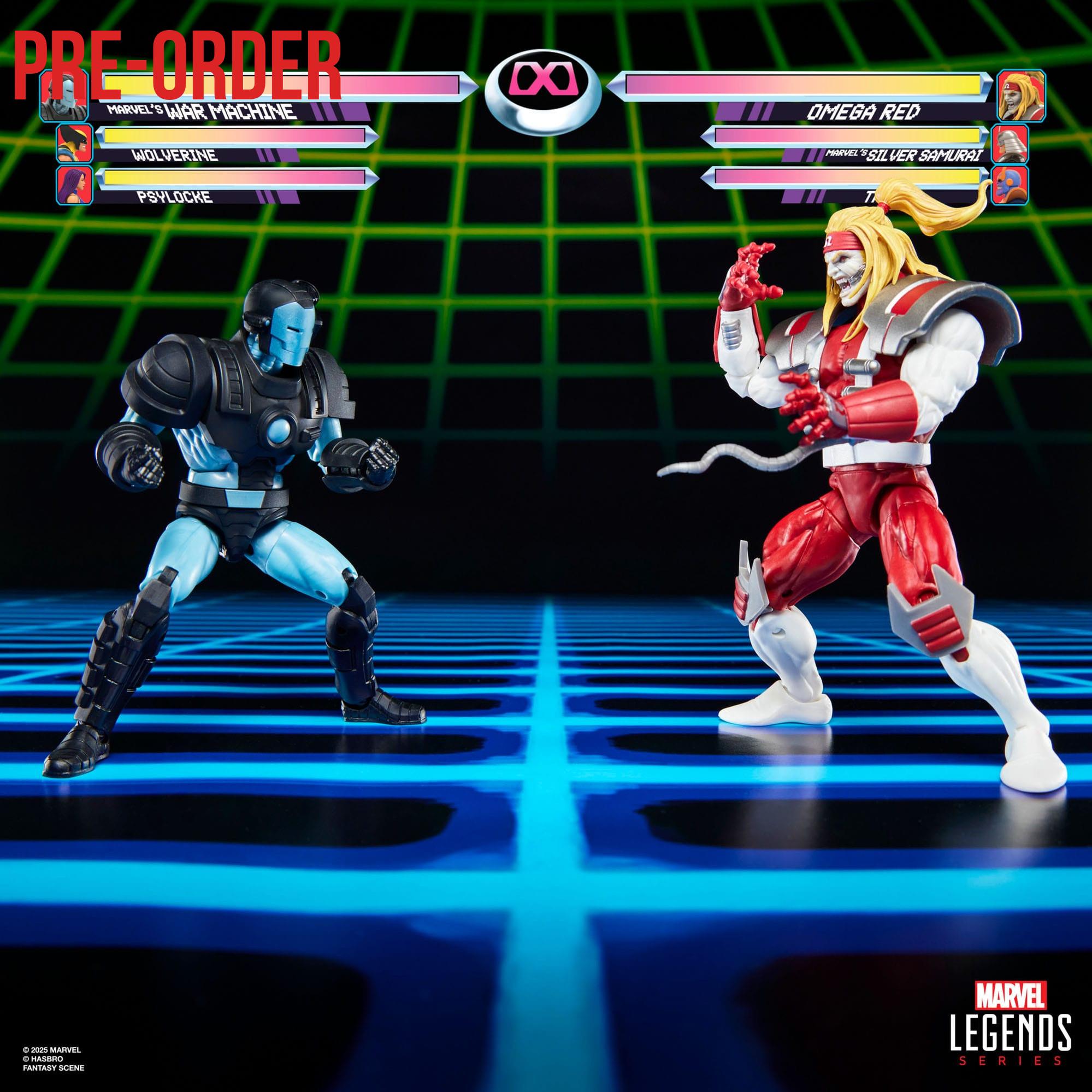 Marvel Legends: War Machine vs. Omega Red (Gamerverse)-Actionfiguren-Hasbro-Mighty Underground
