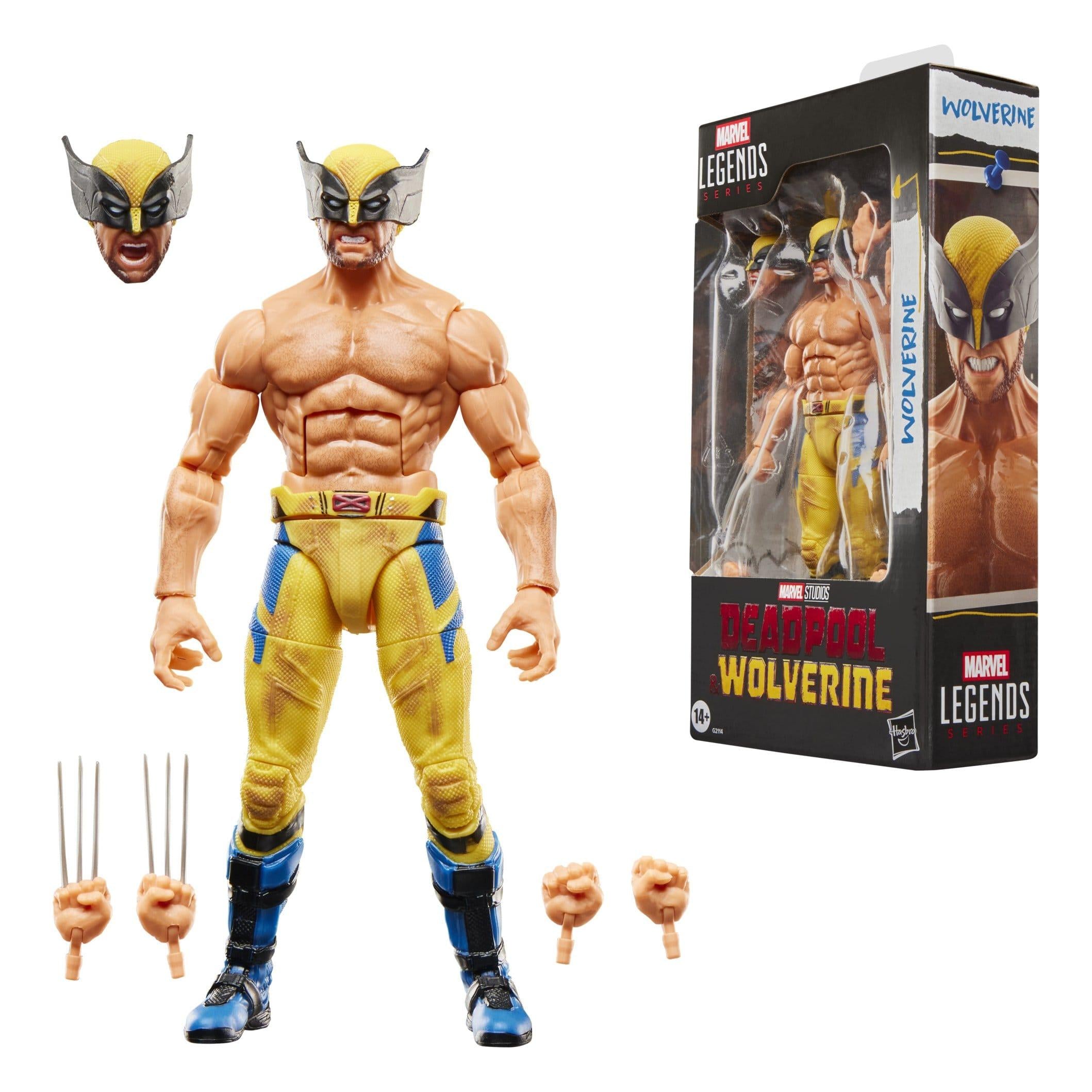 Marvel Legends: Wolverine (Deadpool & Wolverine) (Shirtless)-Actionfiguren-Hasbro-Mighty Underground