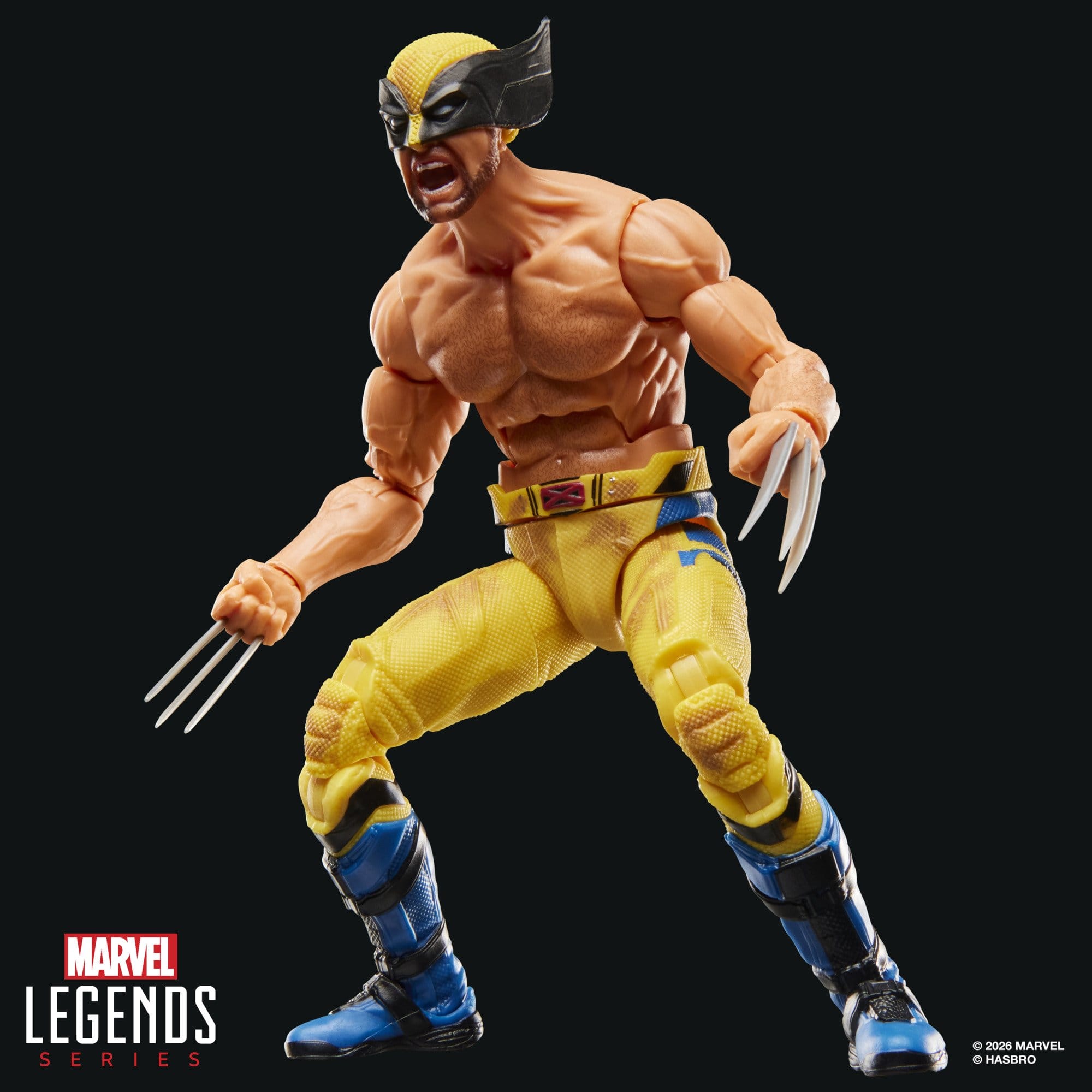 Marvel Legends: Wolverine (Deadpool & Wolverine) (Shirtless)-Actionfiguren-Hasbro-Mighty Underground