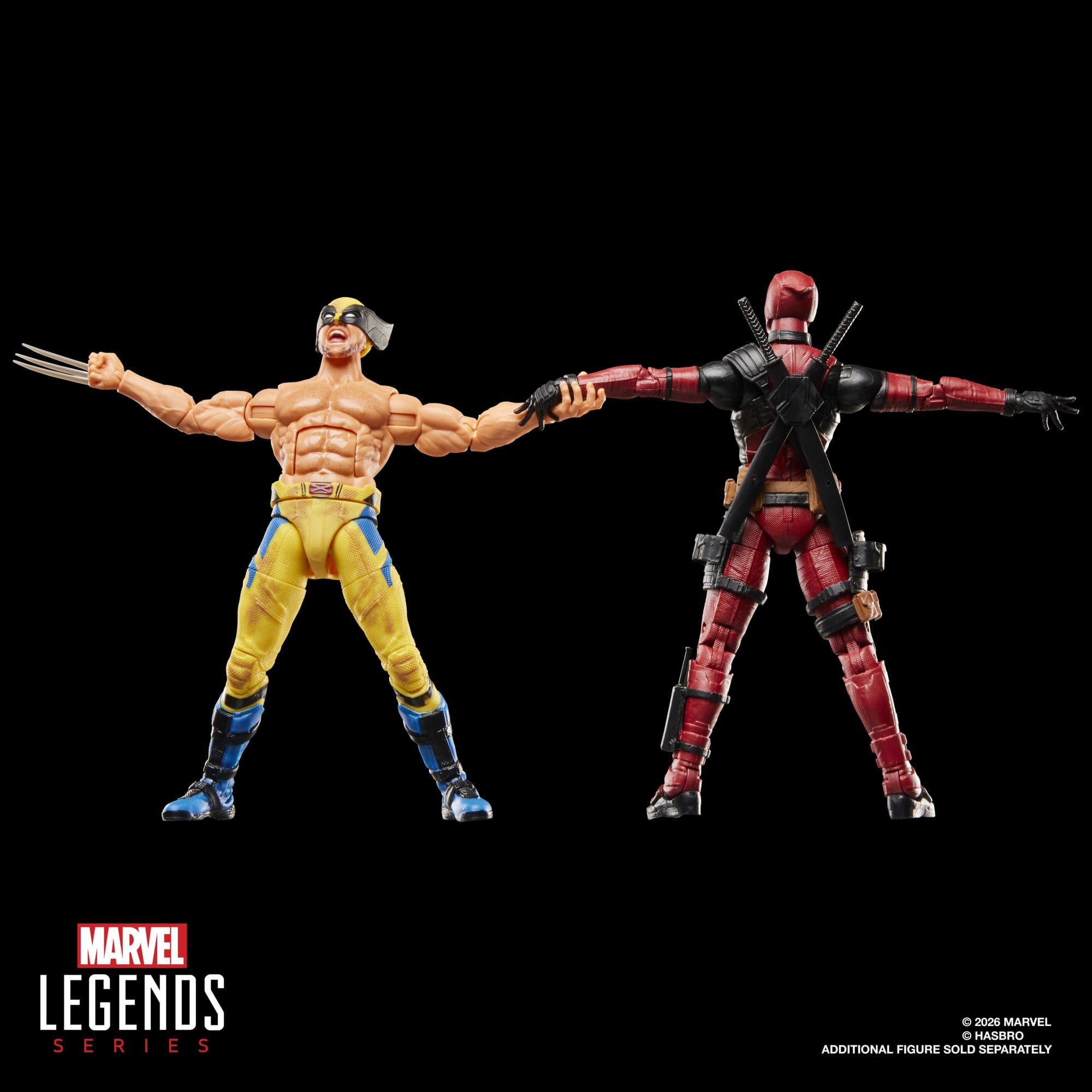 Marvel Legends: Wolverine (Deadpool & Wolverine) (Shirtless)-Actionfiguren-Hasbro-Mighty Underground