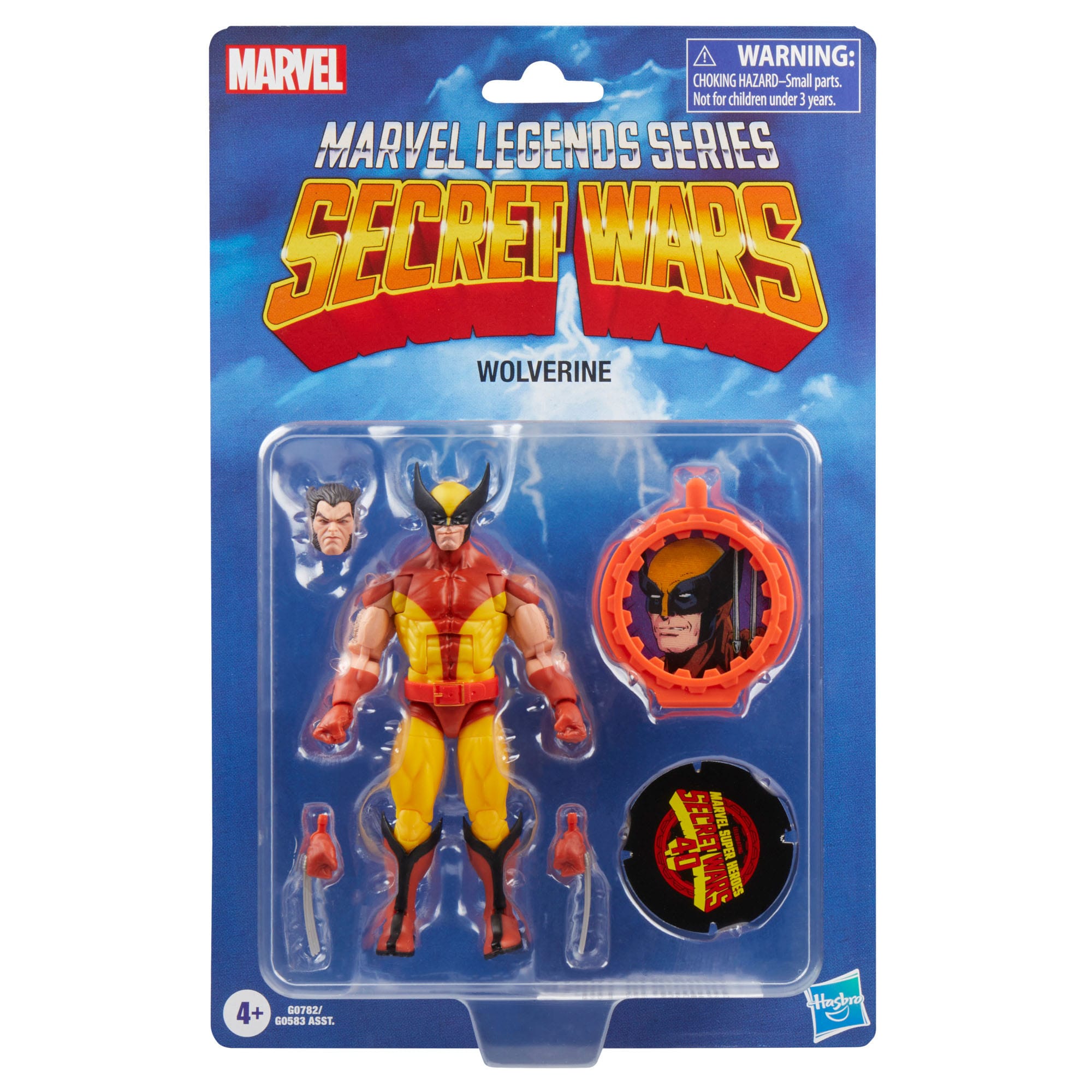 Marvel Legends: Wolverine (Secret Wars, Retro)-Actionfiguren-Hasbro-Mighty Underground