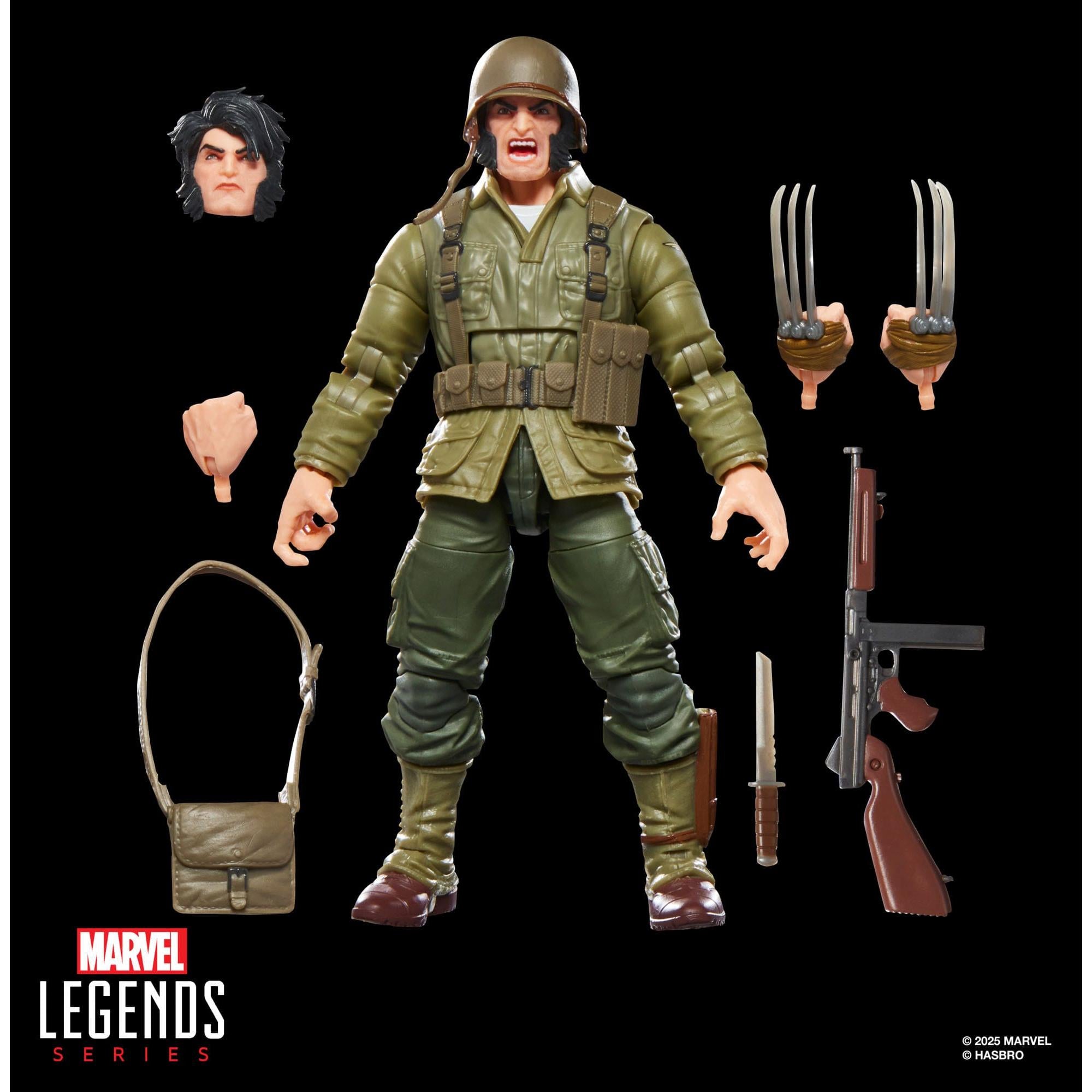 Marvel Legends: Wolverine (WWII Logan)-Actionfiguren-Hasbro-Mighty Underground