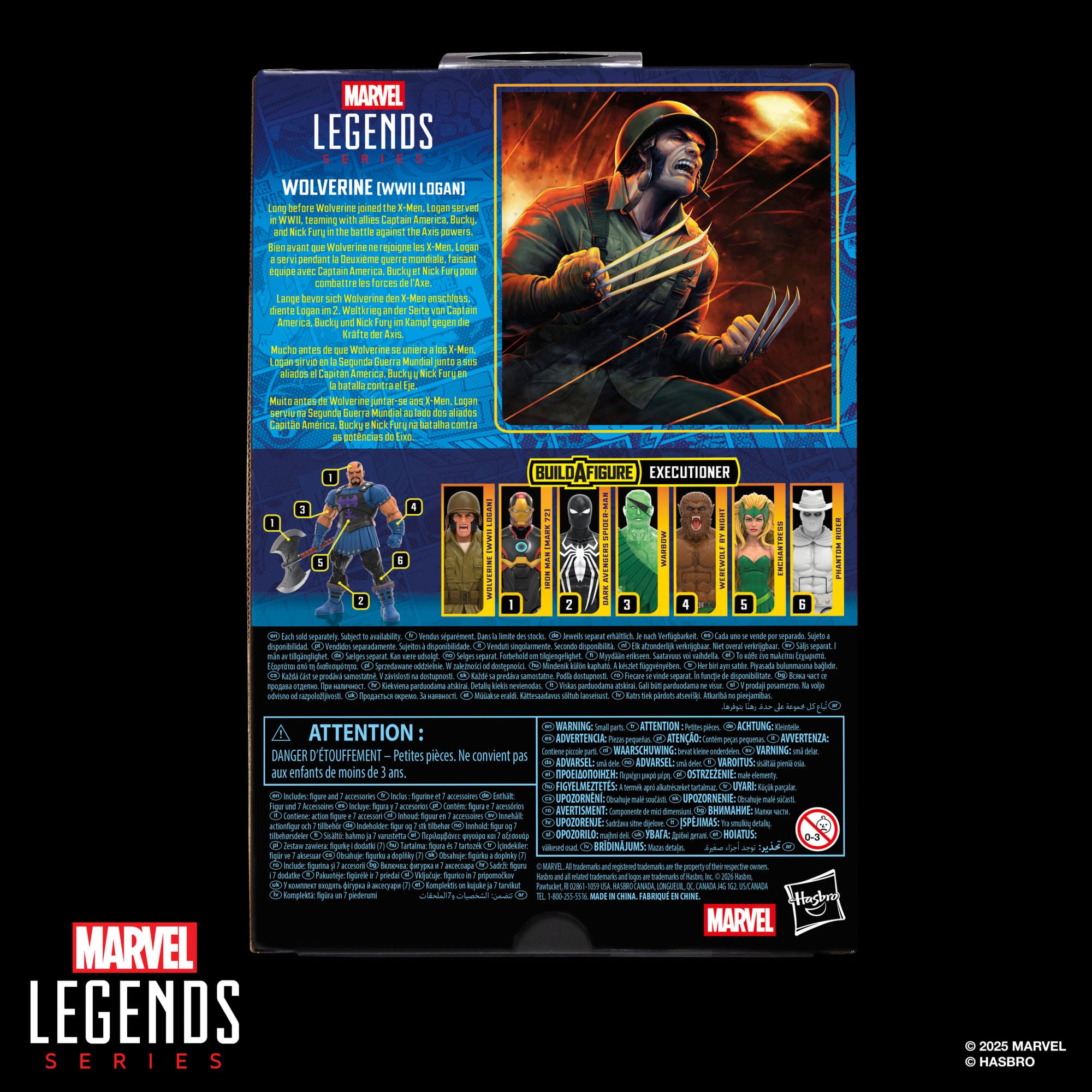 Marvel Legends: Wolverine (WWII Logan)-Actionfiguren-Hasbro-Mighty Underground