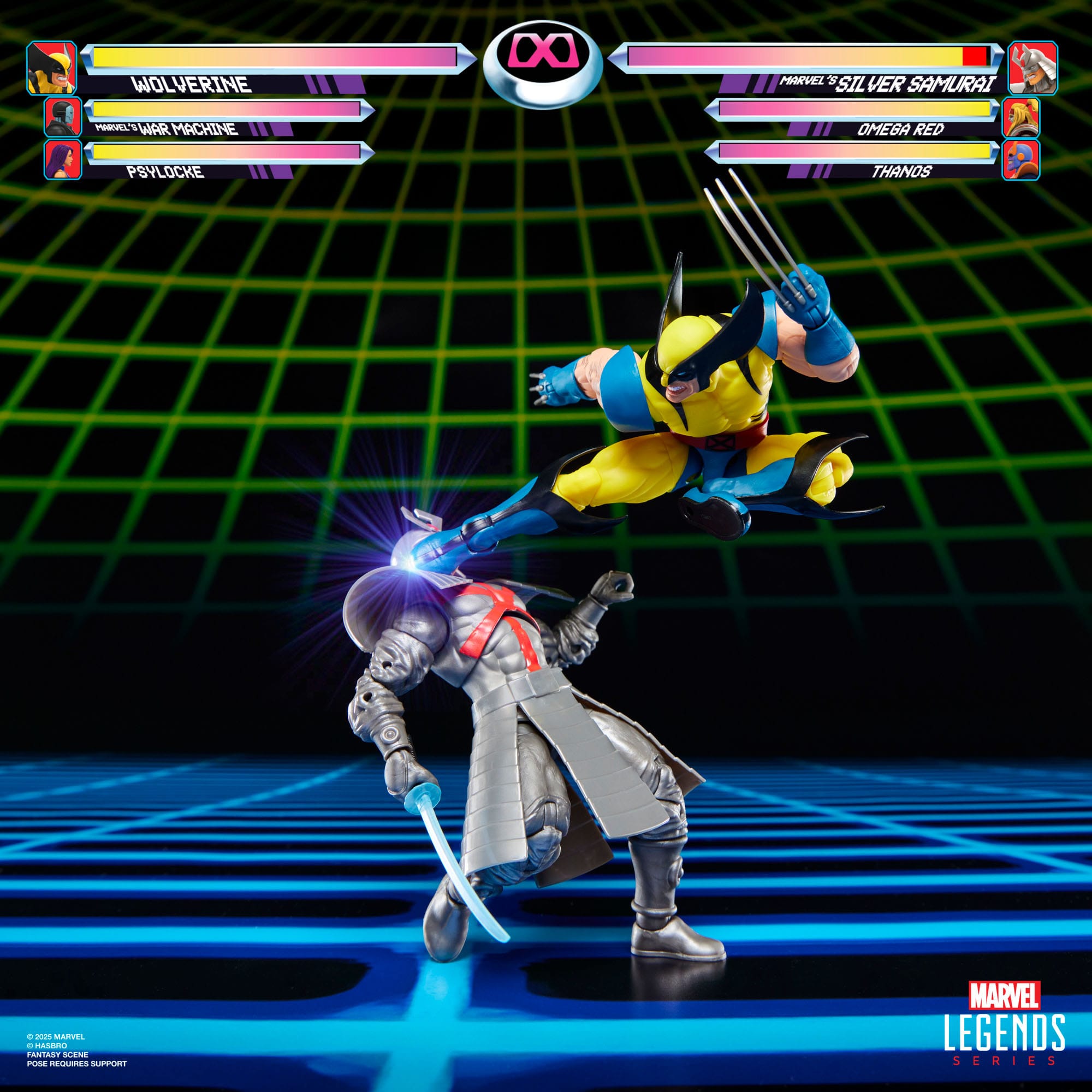 Marvel Legends: Wolverine vs. Silver Samurai (Gamerverse)-Actionfiguren-Hasbro-Mighty Underground