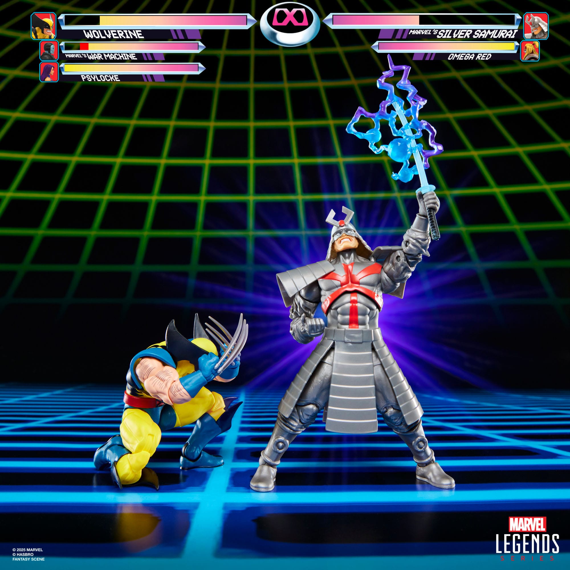 Marvel Legends: Wolverine vs. Silver Samurai (Gamerverse)-Actionfiguren-Hasbro-Mighty Underground