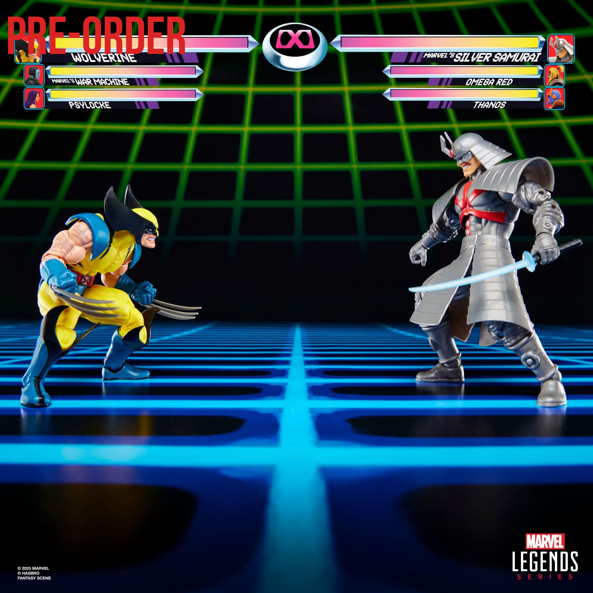Marvel Legends: Wolverine vs. Silver Samurai (Gamerverse)-Actionfiguren-Hasbro-Mighty Underground