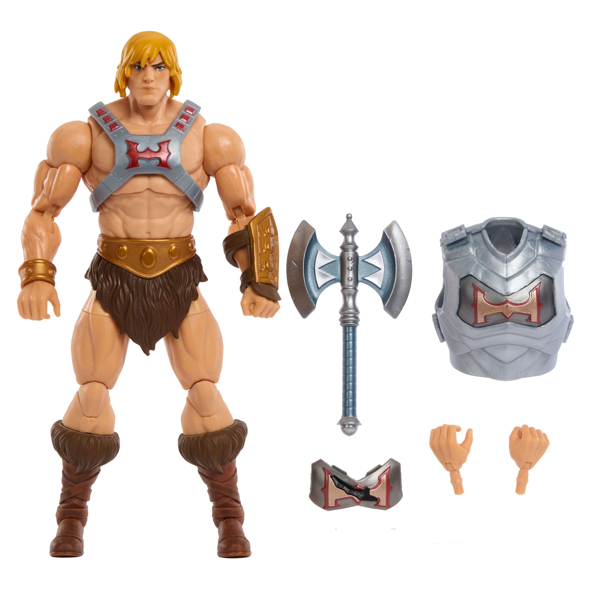 Masters of the Universe Masterverse : Battle Armor He-Man (Revolution)-Actionfiguren-Mattel-Mighty Underground