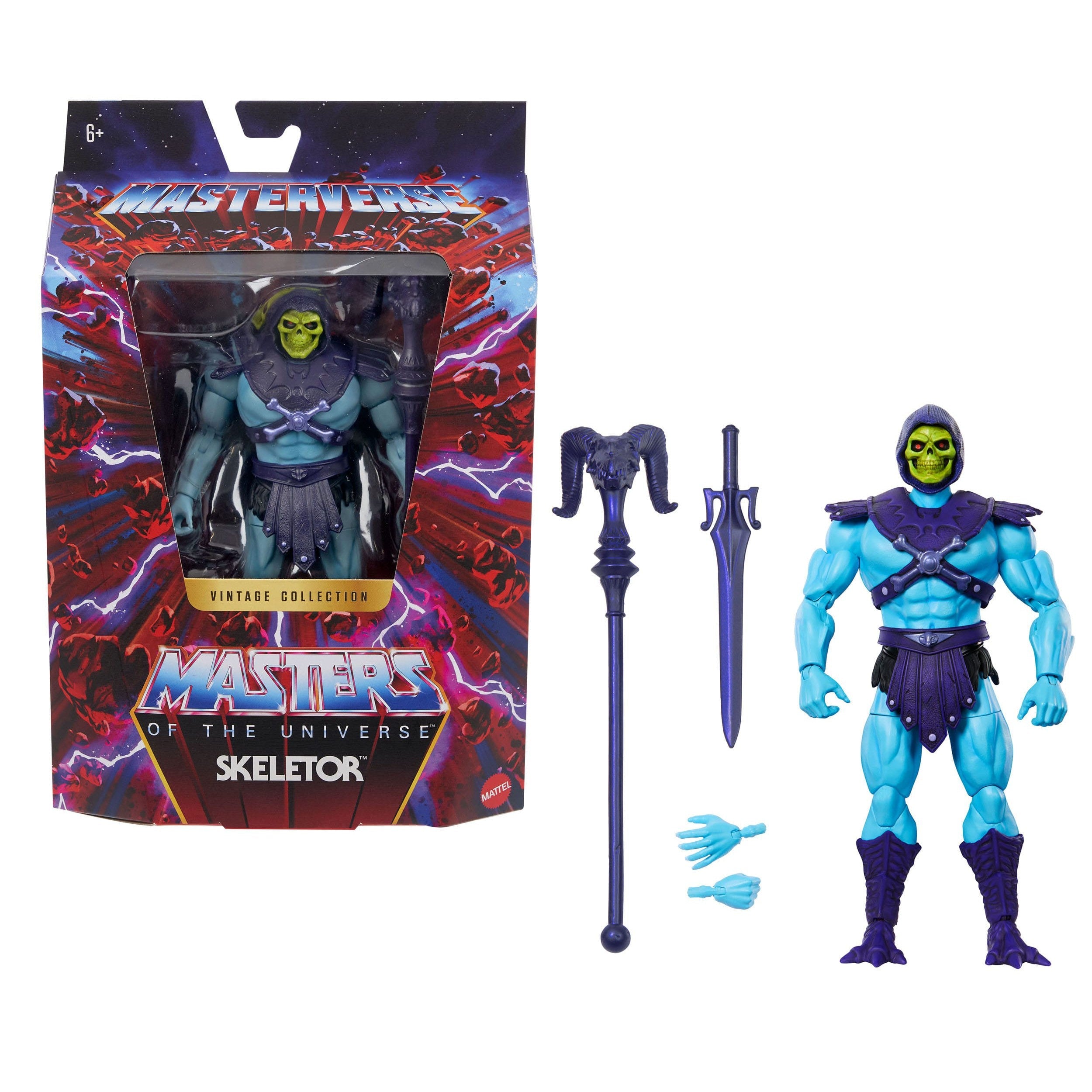 Masters of the Universe Masterverse Vintage Collection: Skeletor-Actionfiguren-Mattel-Mighty Underground