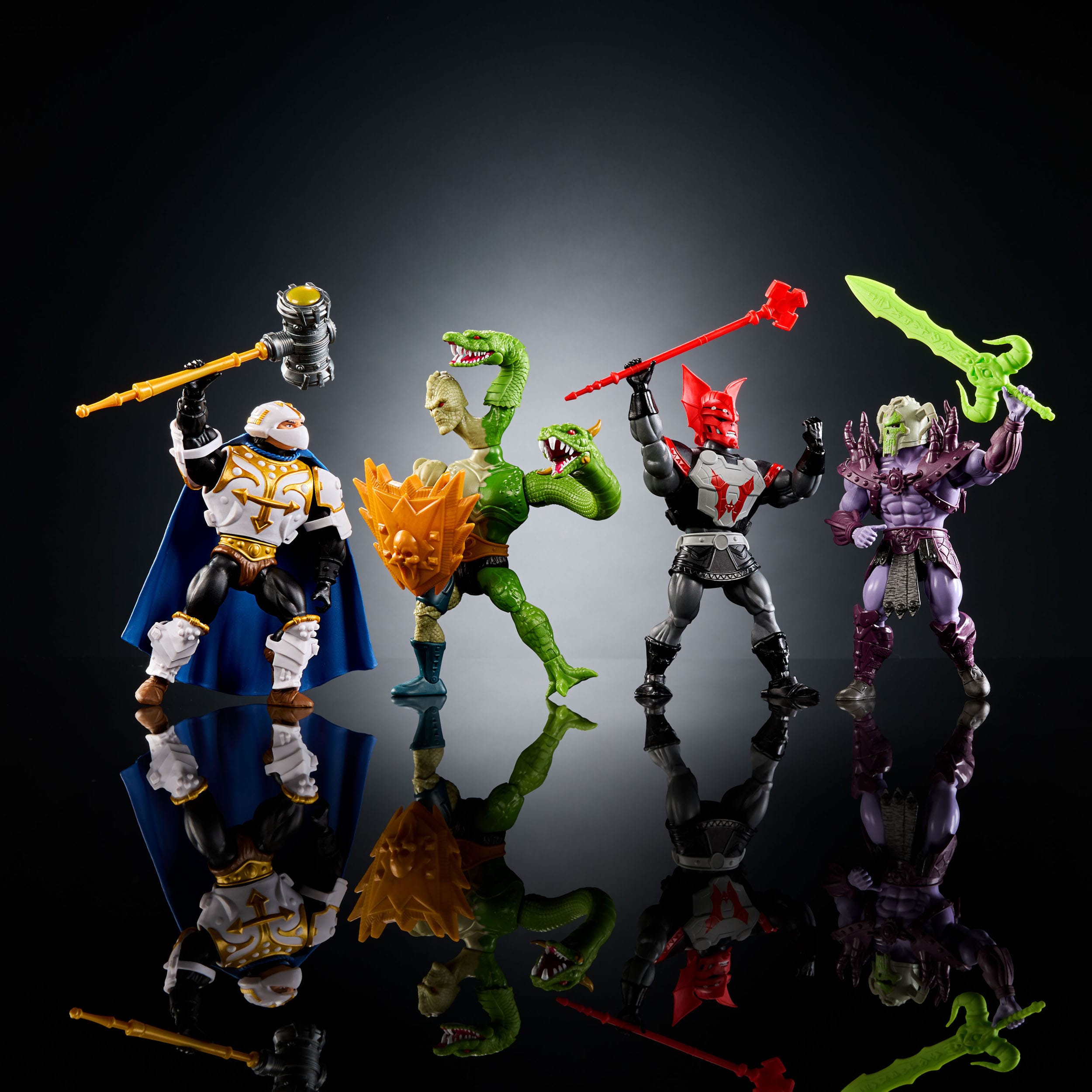 Masters of the Universe Origins: Battle for Eternia - 4-Pack-Actionfiguren-Mattel-Mighty Underground