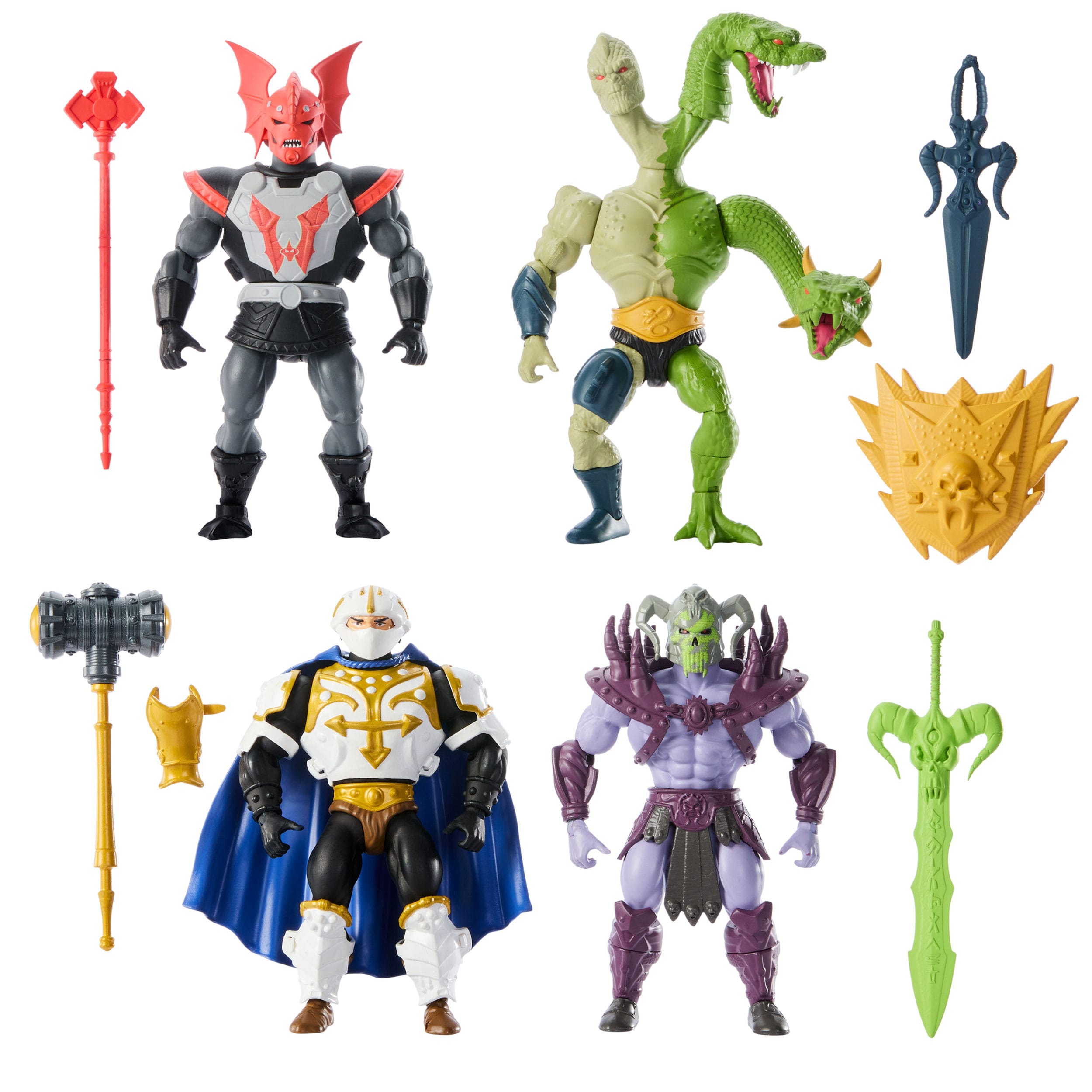 Masters of the Universe Origins: Battle for Eternia - 4-Pack-Actionfiguren-Mattel-Mighty Underground