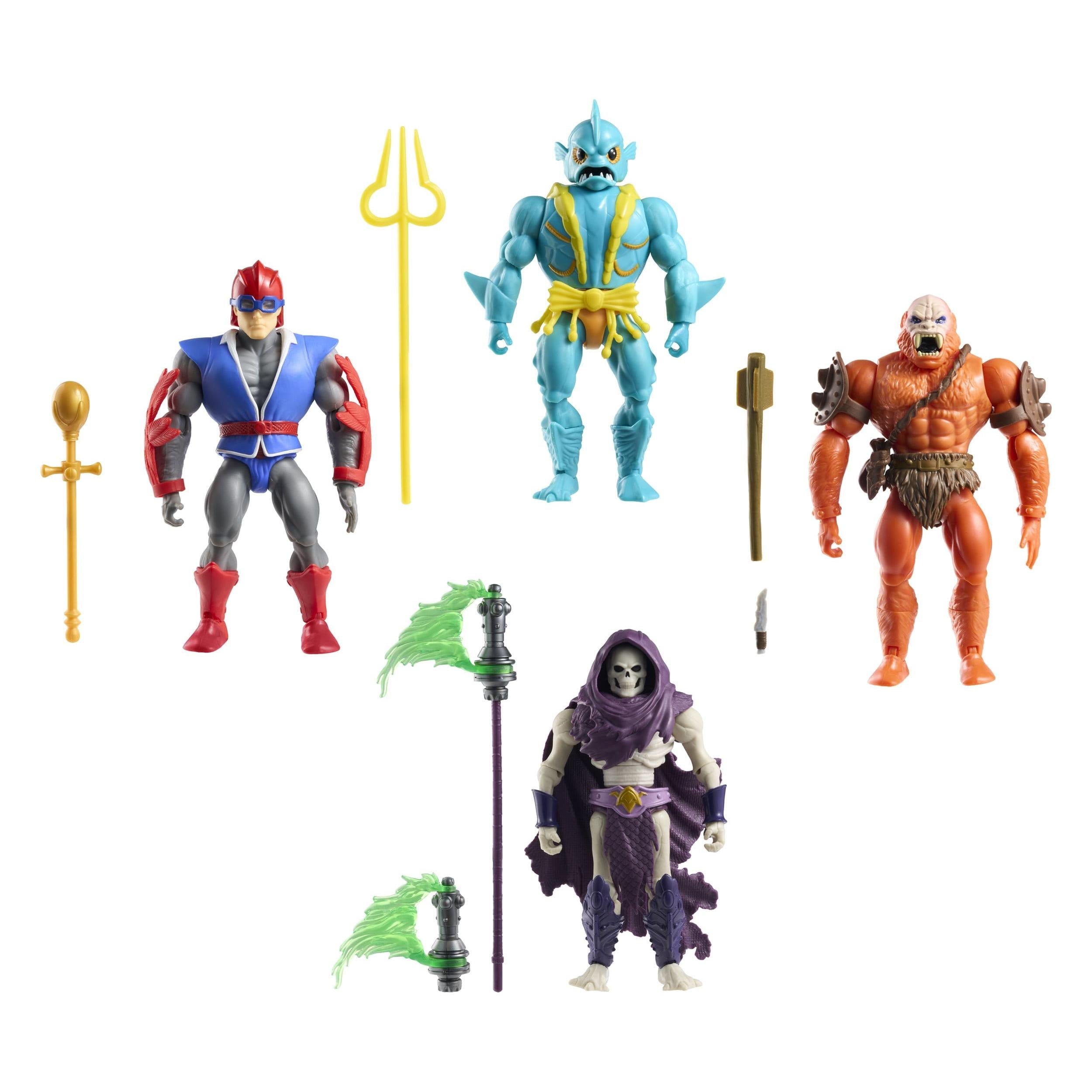 Masters of the Universe Origins: Battle for Subternia - 4-Pack-Actionfiguren-Mattel-Mighty Underground