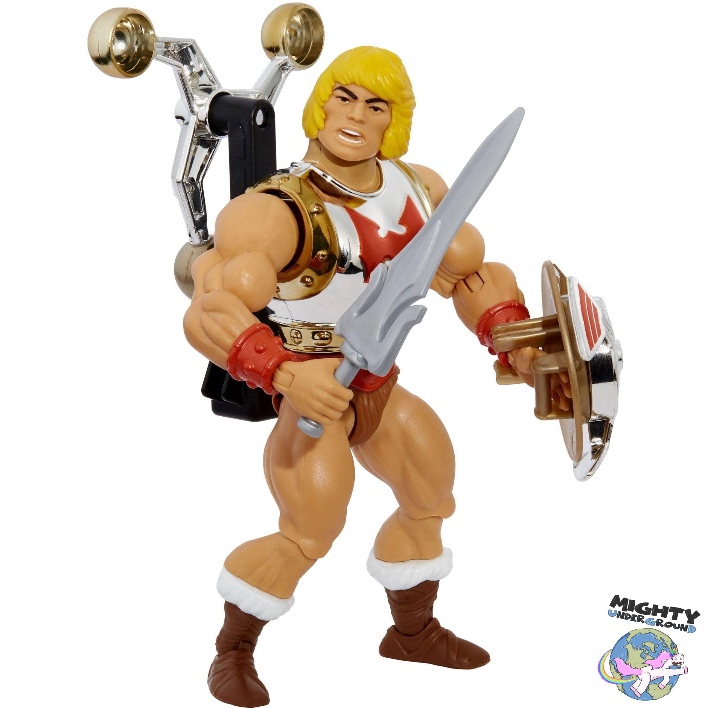 Masters of the Universe Origins Deluxe: Flying Fist He-Man-Actionfiguren-Mattel-Mighty Underground