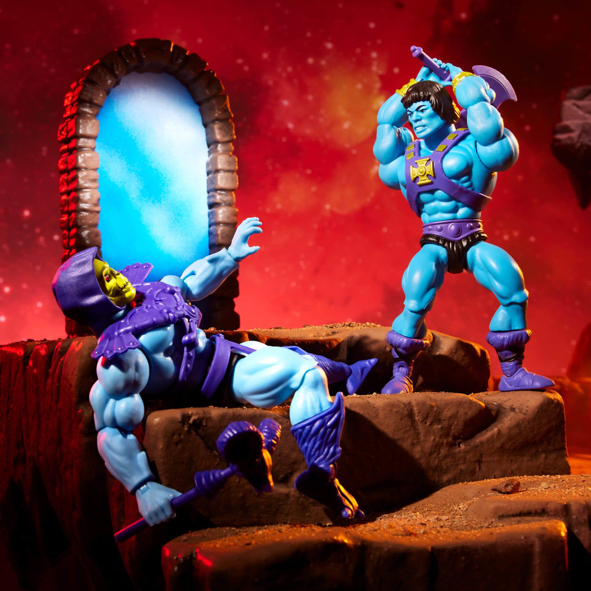 Masters of the Universe Origins: He-Skeletor (US-Karte)-Actionfiguren-Mattel-Mighty Underground