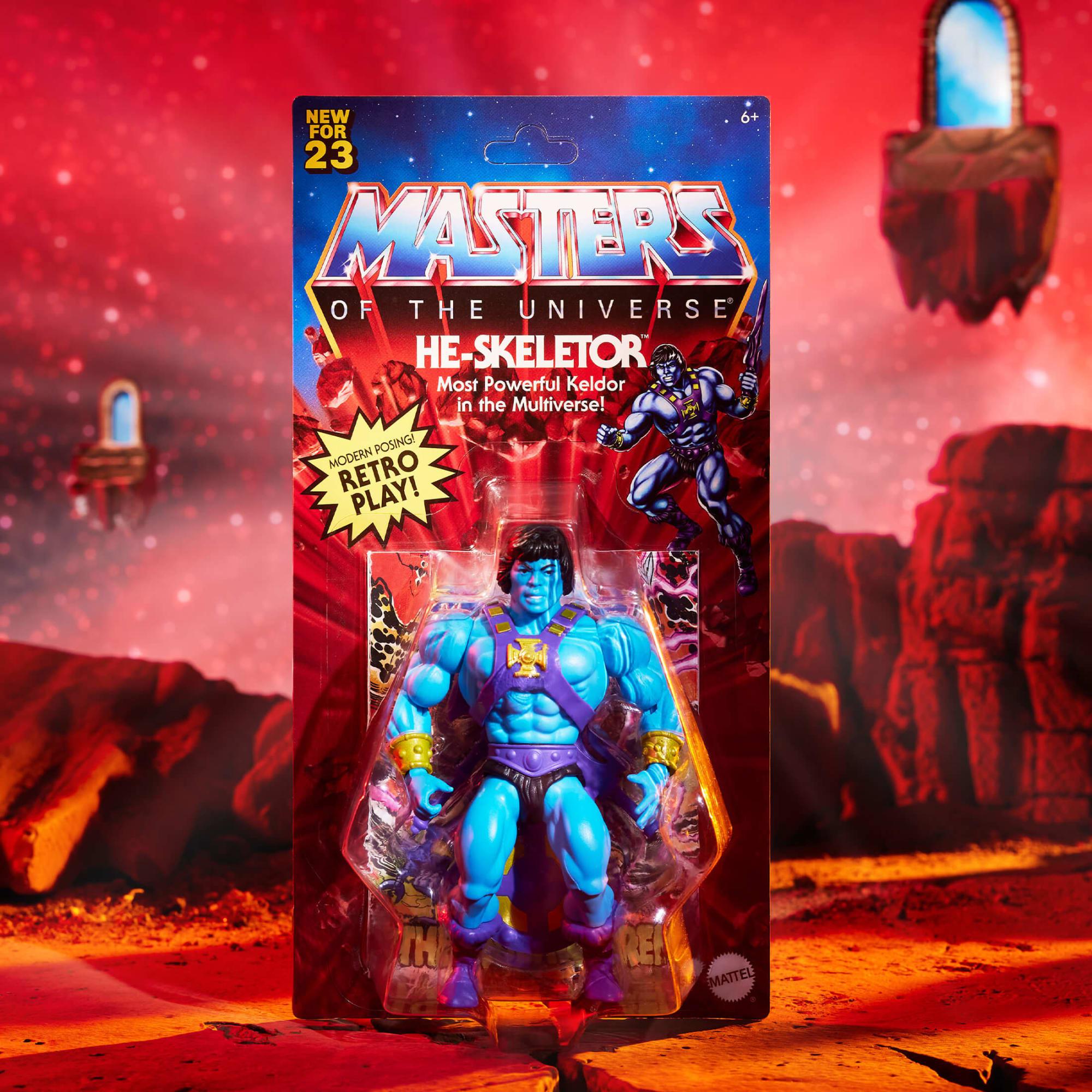 Masters of the Universe Origins: He-Skeletor (US-Karte)-Actionfiguren-Mattel-Mighty Underground