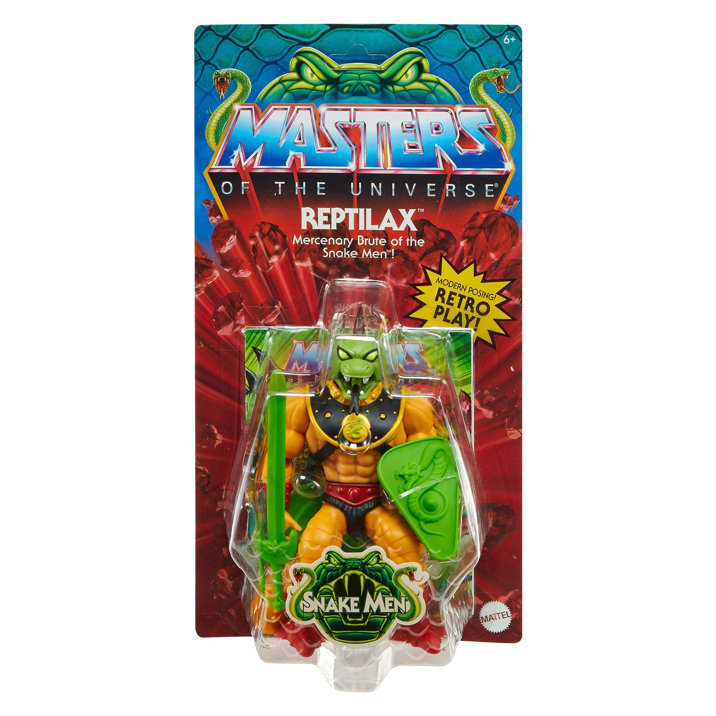 Masters of the Universe Origins: Reptilax-Actionfiguren-Mattel-Mighty Underground