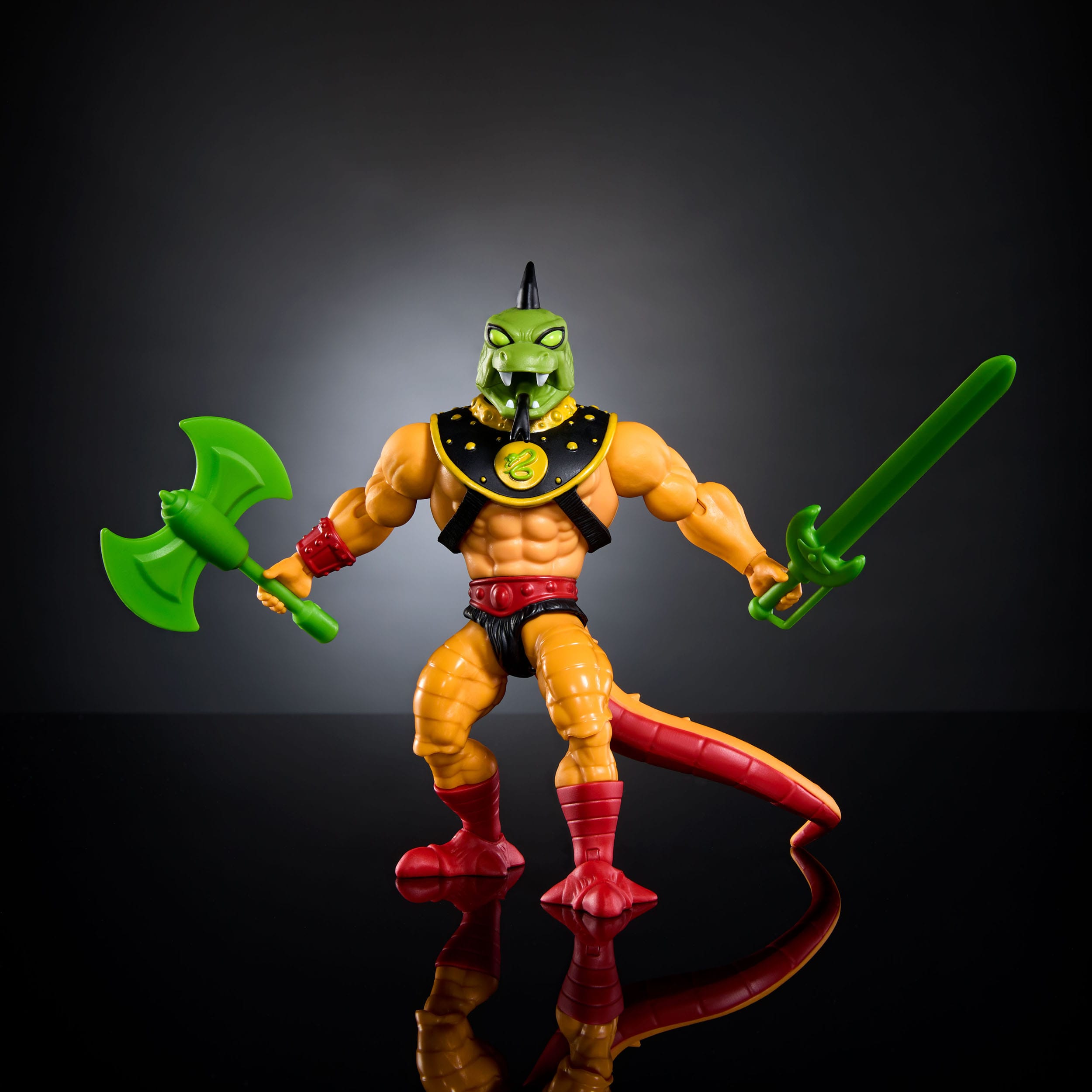 Masters of the Universe Origins: Reptilax-Actionfiguren-Mattel-Mighty Underground