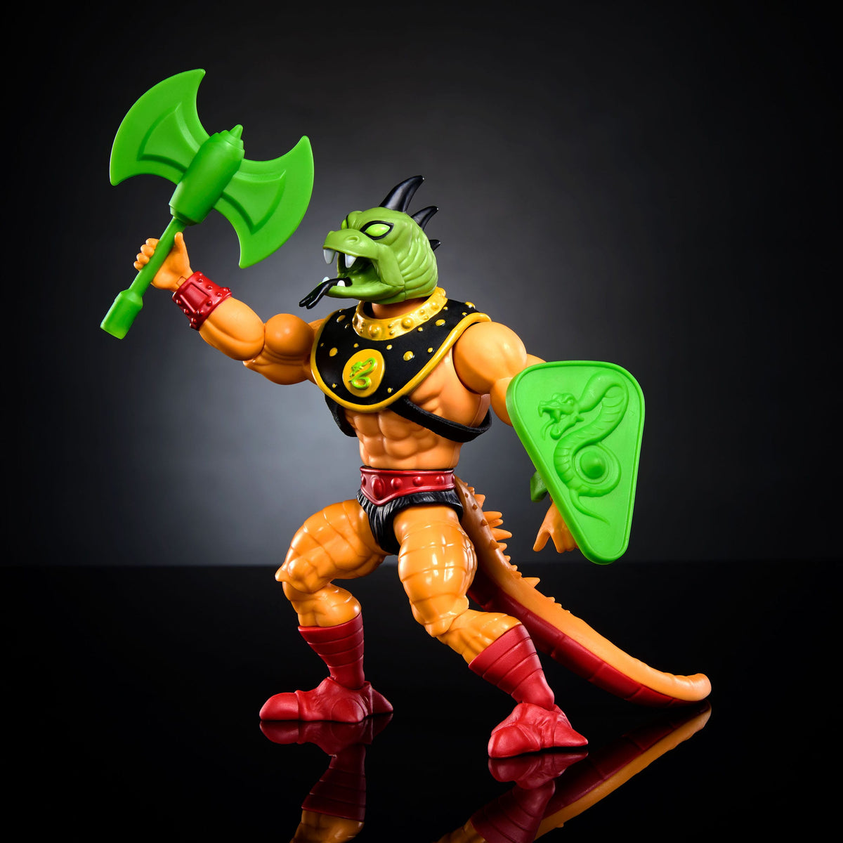 Masters of the Universe Origins: Reptilax-Actionfiguren-Mattel-Mighty Underground