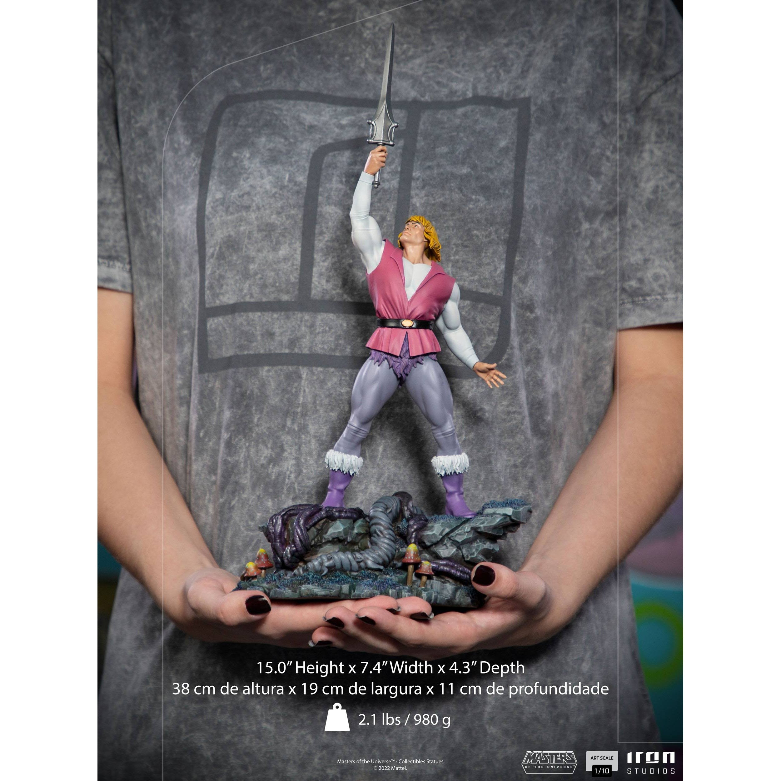 Masters of the Universe: Prince Adam - 1/10 Statue-Statue-Iron Studios-Mighty Underground