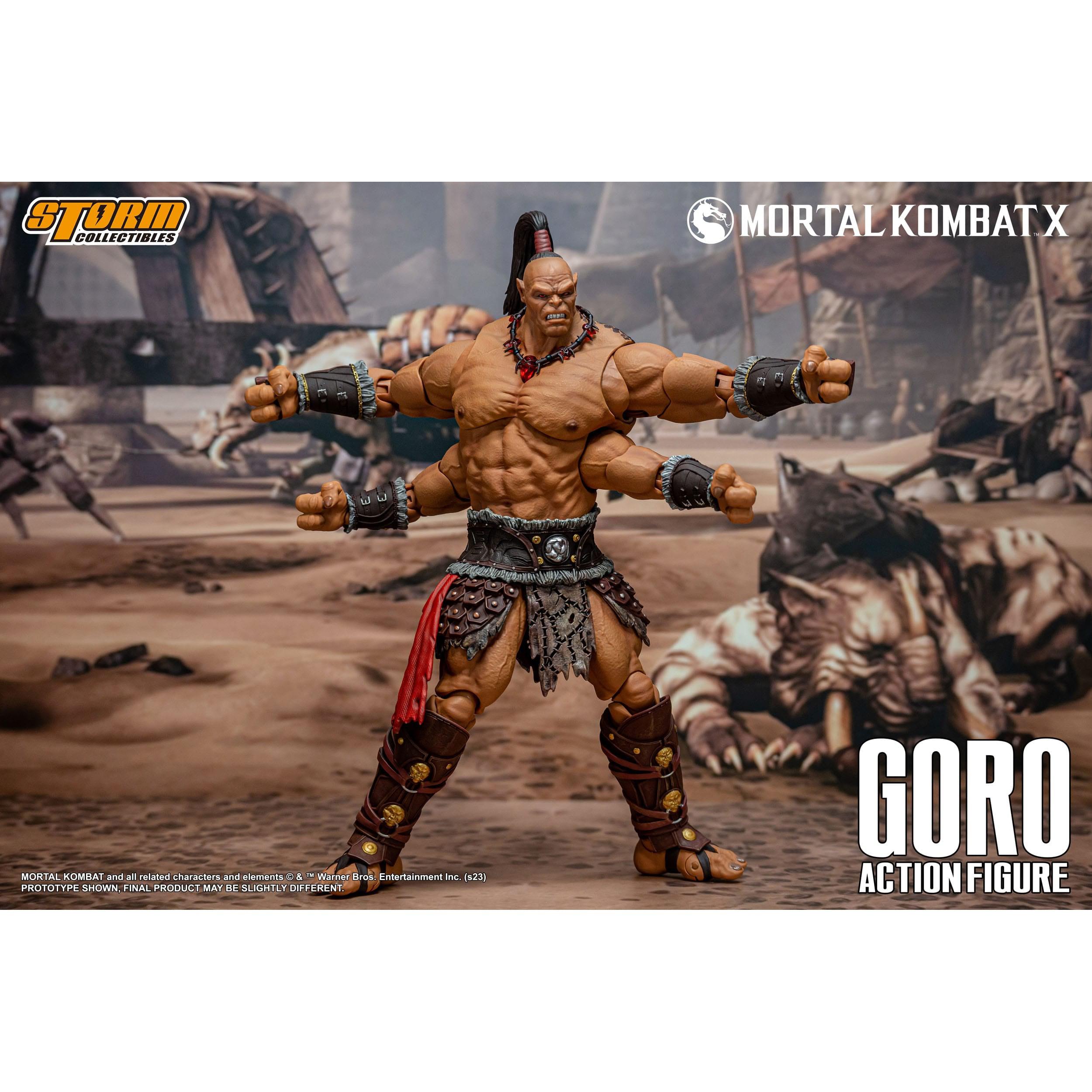 Mortal Kombat: Goro 1/12-Actionfiguren-Storm Collectibles-Mighty Underground
