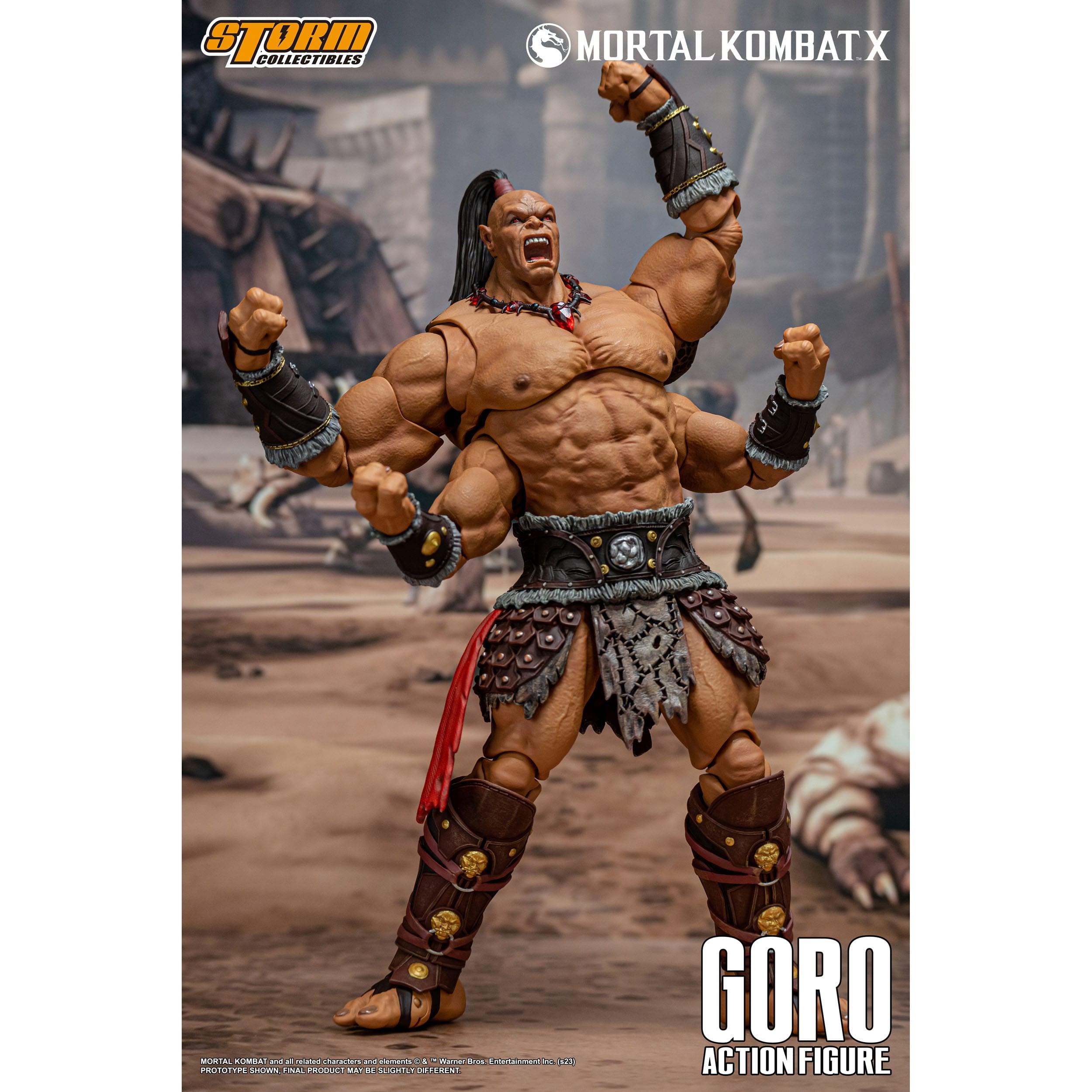 Mortal Kombat: Goro 1/12-Actionfiguren-Storm Collectibles-Mighty Underground
