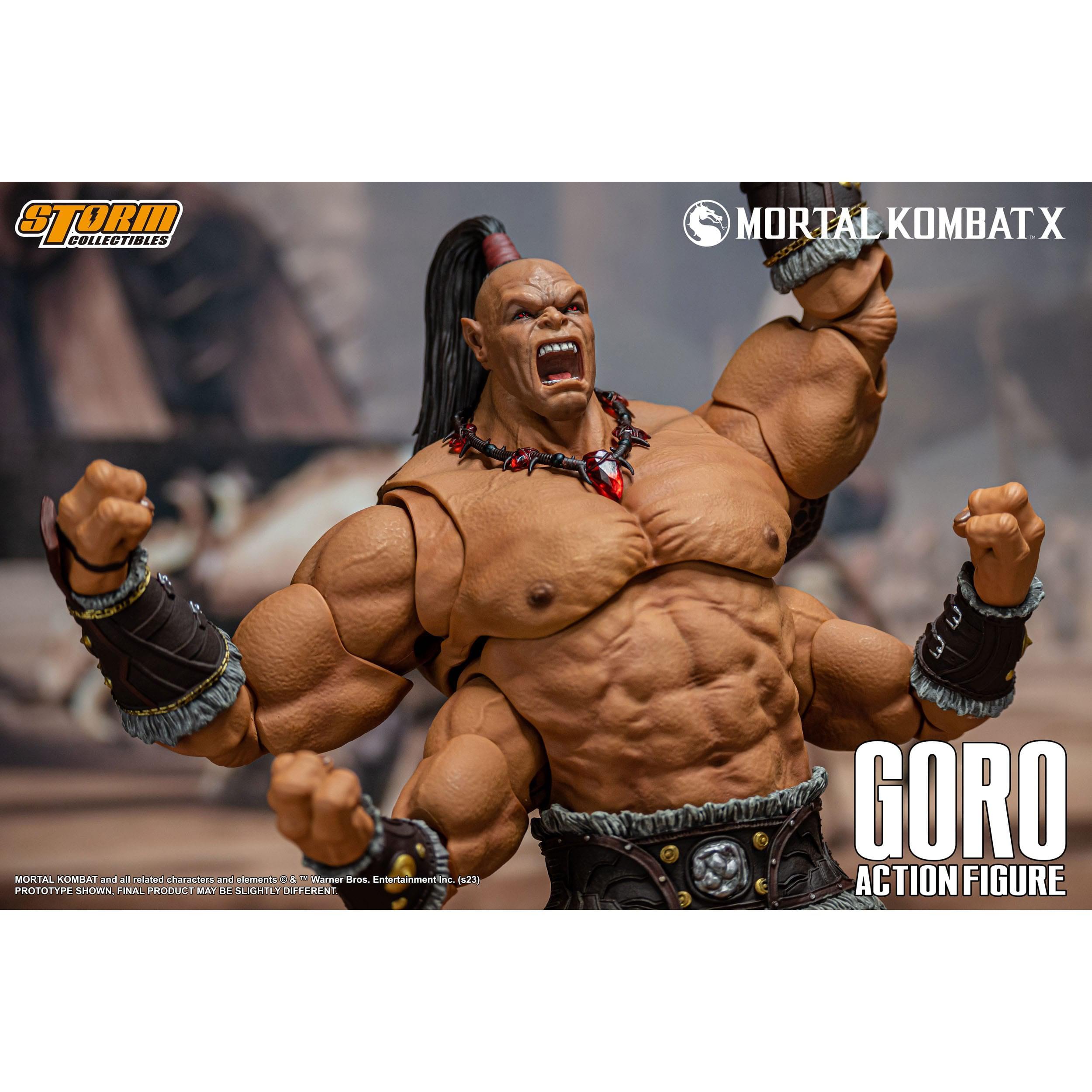 Mortal Kombat: Goro 1/12-Actionfiguren-Storm Collectibles-Mighty Underground