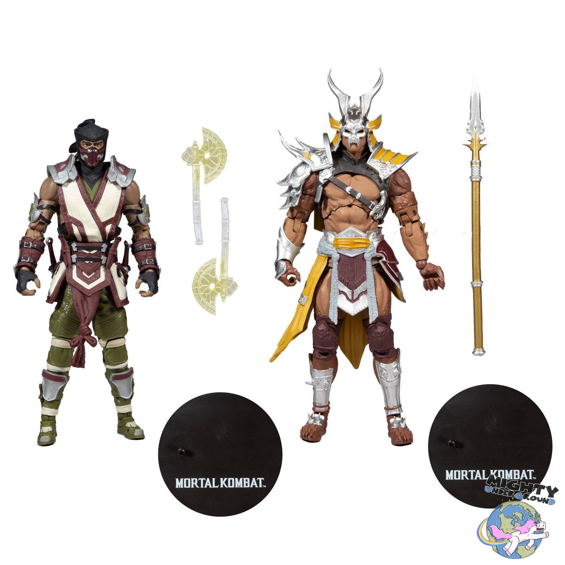 Mortal Kombat: Sub-Zero & Shao Khan 2-Pack-Actionfiguren-McFarlane Toys-Mighty Underground