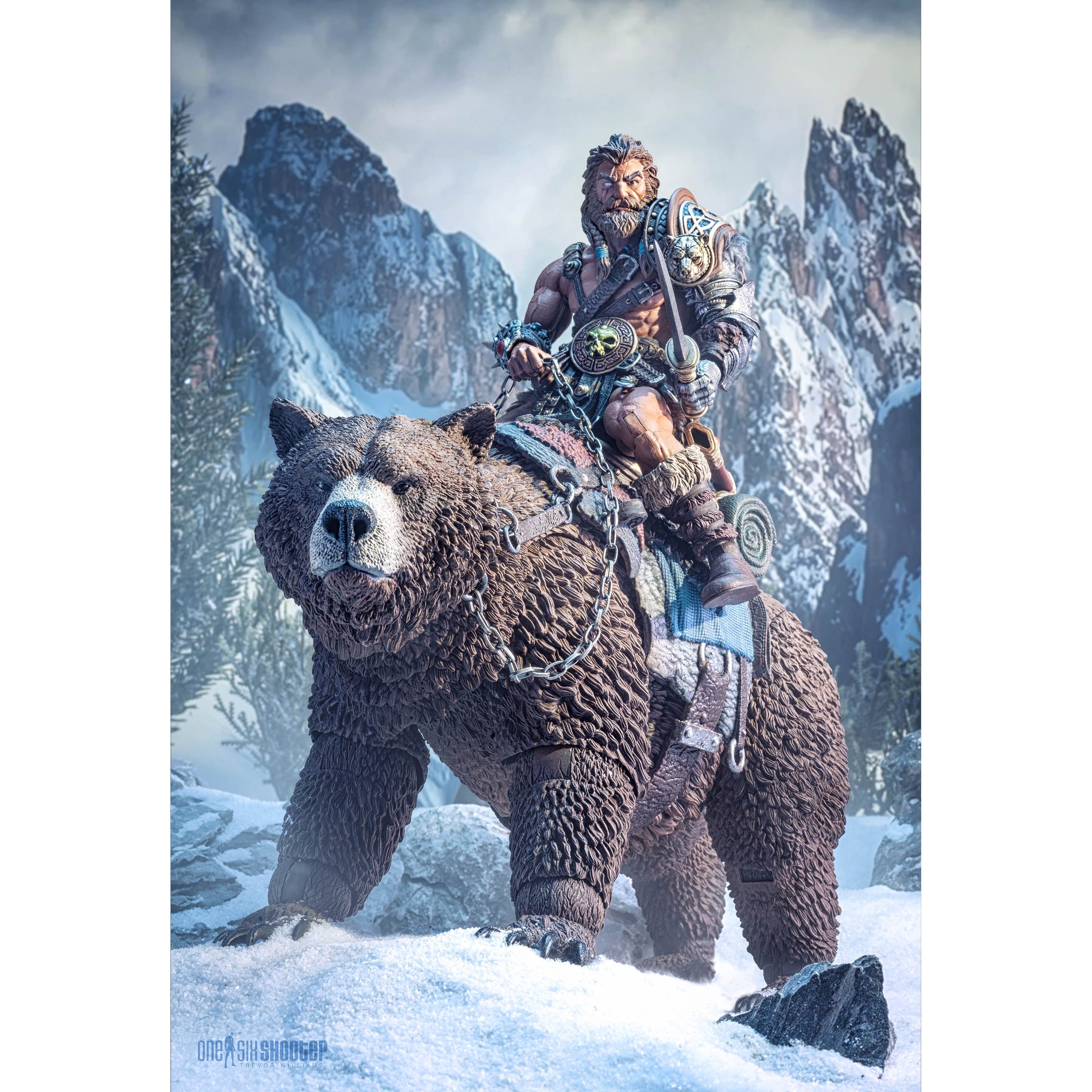 Mythic Legions: Bodvar (Bear Mount)-Actionfiguren-Four Horsemen Toy Design-Mighty Underground