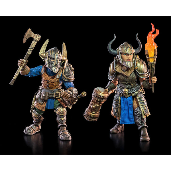 Mythic Legions: Exiles from under the mountain (Dwarf 2-Pack)-Actionfiguren-Four Horsemen Toy Design-Mighty Underground