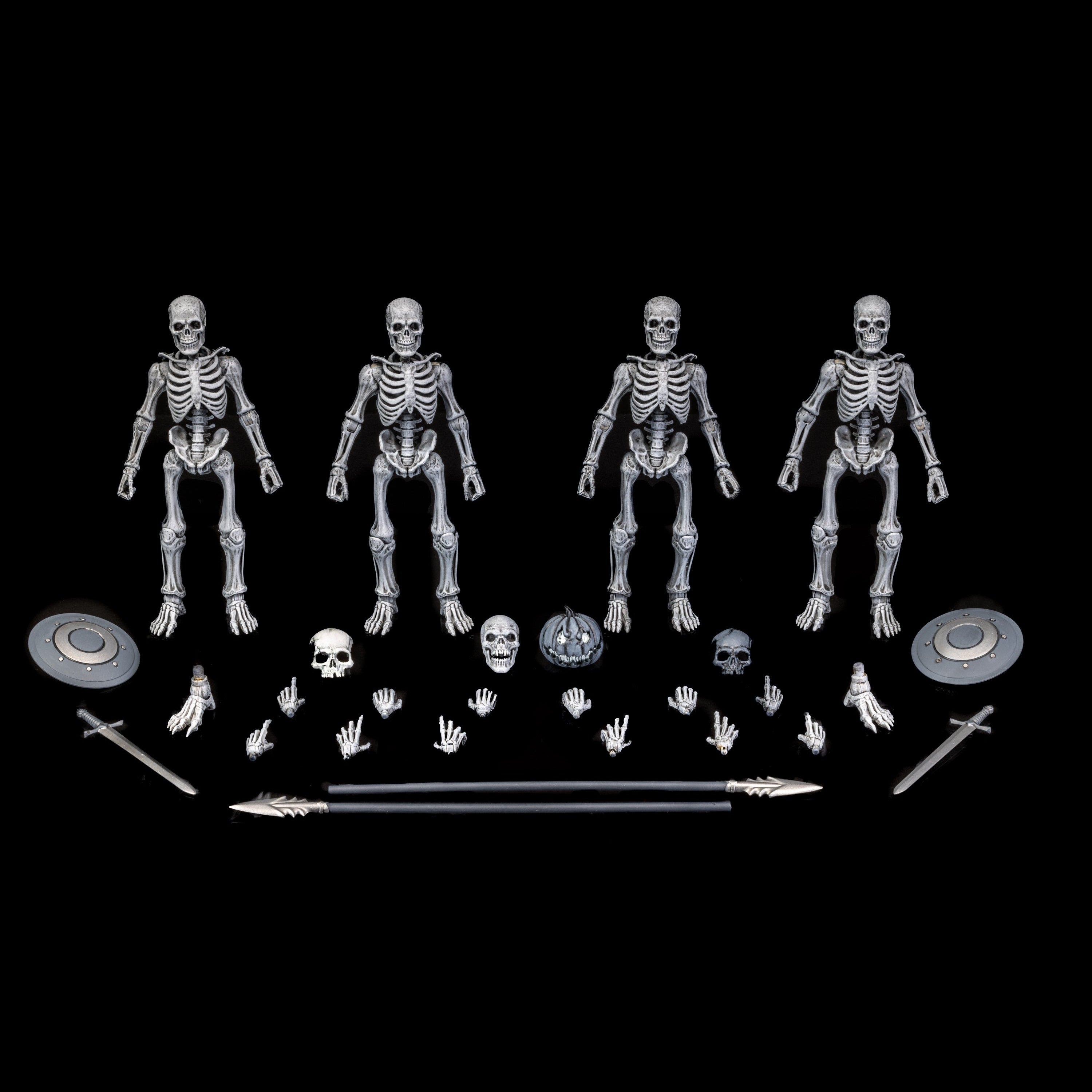 Mythic Legions GRAVEYARD SKELETONS 4パック Mythic Legions: Graveyard Skeletons - 4-Pack