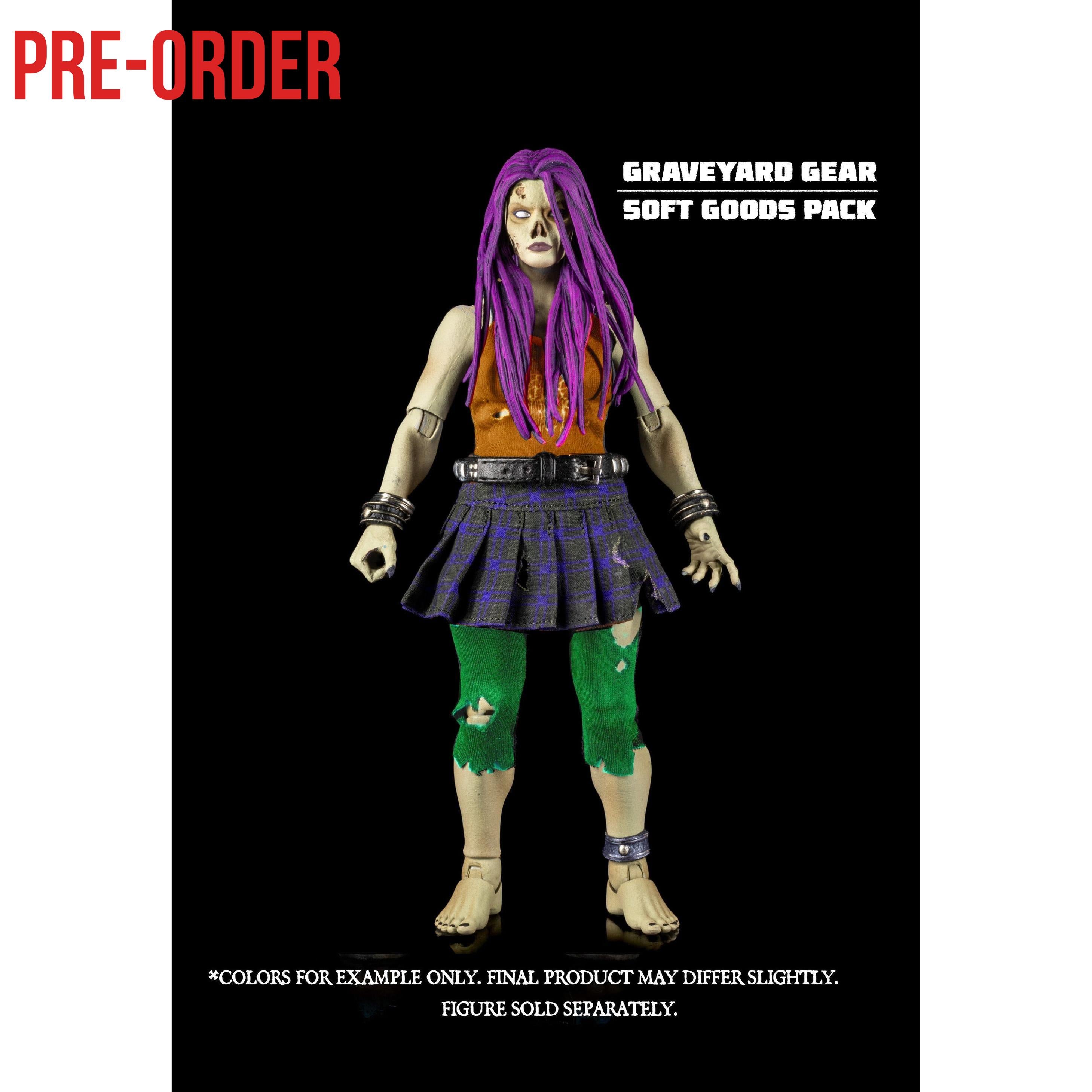 Mythic Legions Graveyard Zombies: Rocker Zombie - Soft Goods Pack-Actionfiguren-Four Horsemen Toy Design-Mighty Underground