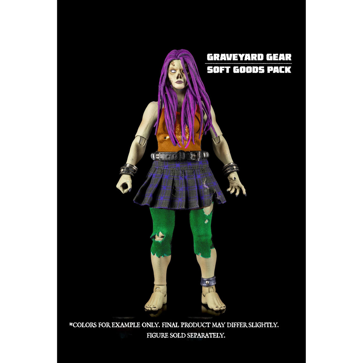 Mythic Legions Graveyard Zombies: Rocker Zombie - Soft Goods Pack-Actionfiguren-Four Horsemen Toy Design-Mighty Underground