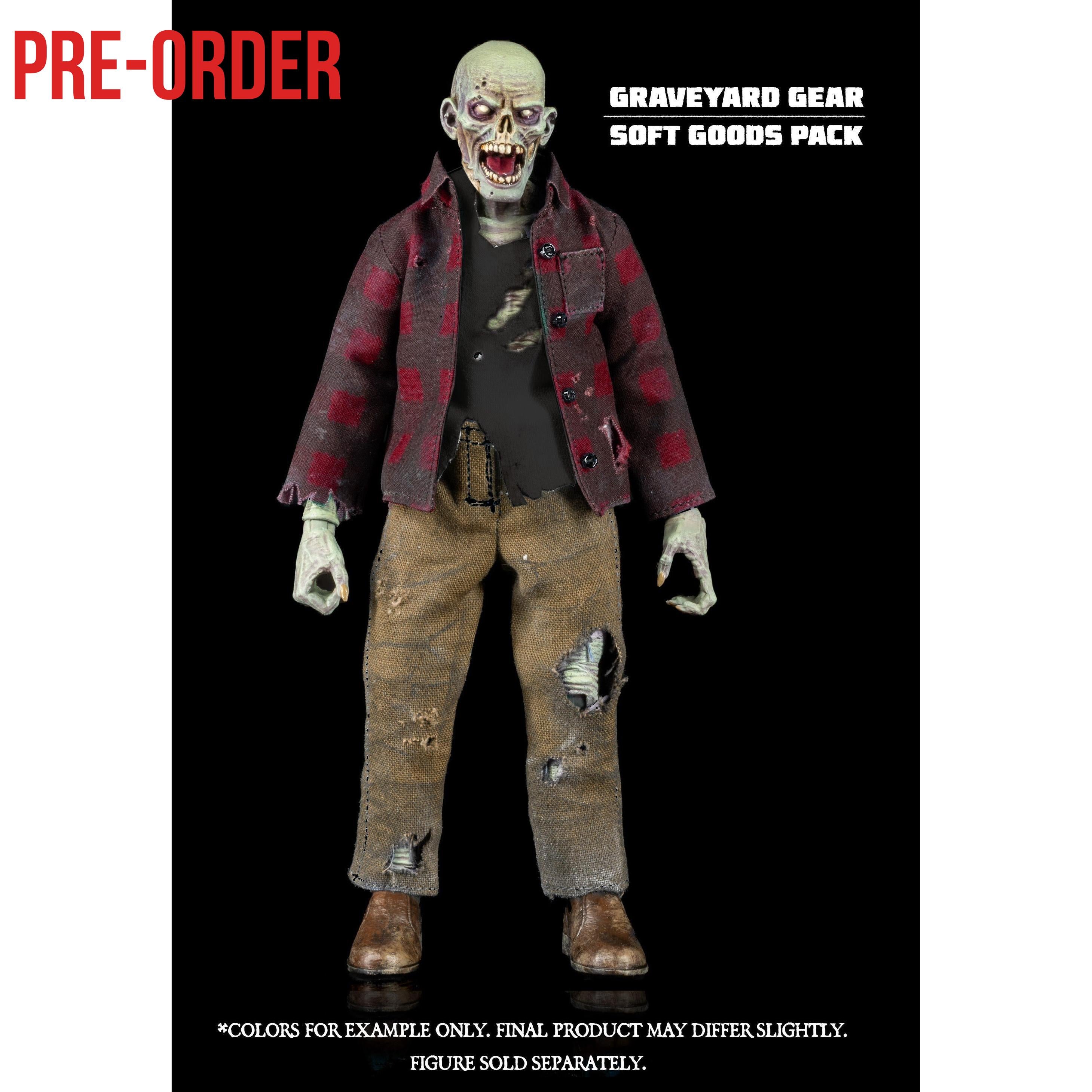 Mythic Legions Graveyard Zombies: Worker Zombie - Soft Goods Pack-Actionfiguren-Four Horsemen Toy Design-Mighty Underground