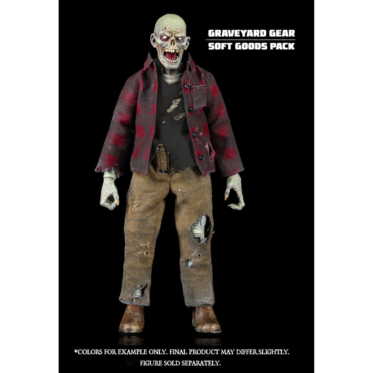 Mythic Legions Graveyard Zombies: Worker Zombie - Soft Goods Pack-Actionfiguren-Four Horsemen Toy Design-Mighty Underground