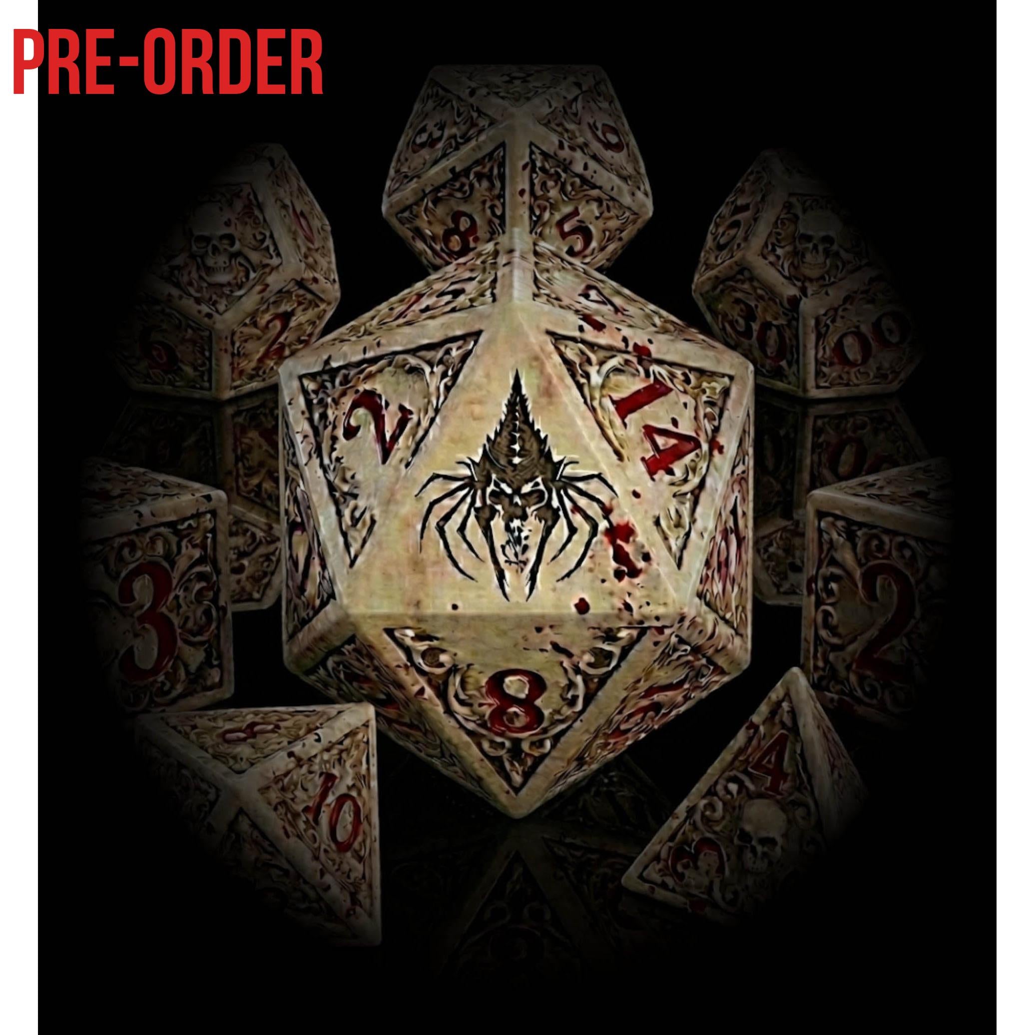 Mythic Legions RPG: Necronominus Dice Set-Actionfiguren-Four Horsemen Toy Design-Mighty Underground